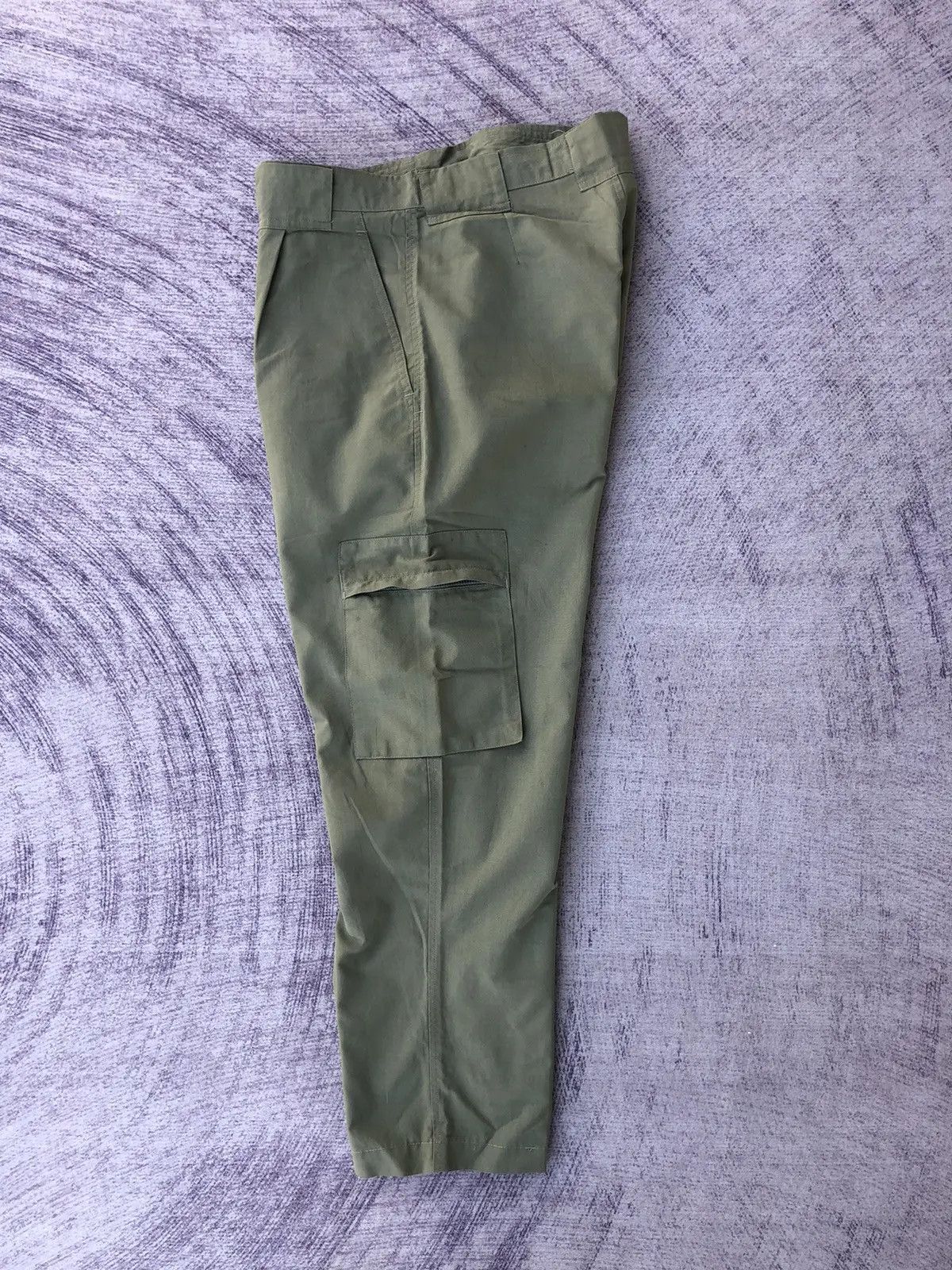 Japanese Brand Japanese Green Cargo Pants Multipocket Tactical Utility Size US 27 - 18 Thumbnail