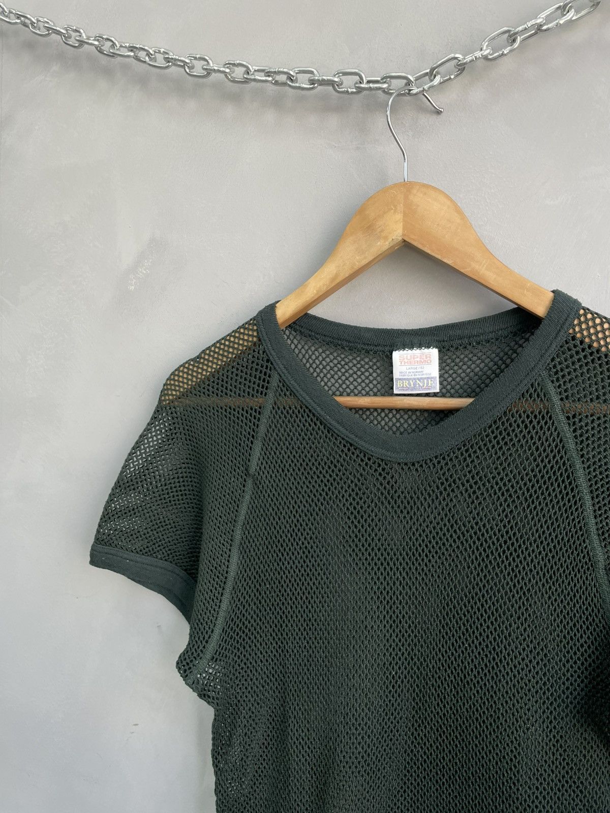 Japanese Brand Vintage slim mesh top diesel style t shirts y2k Size US M / EU 48-50 / 2 - 4 Thumbnail