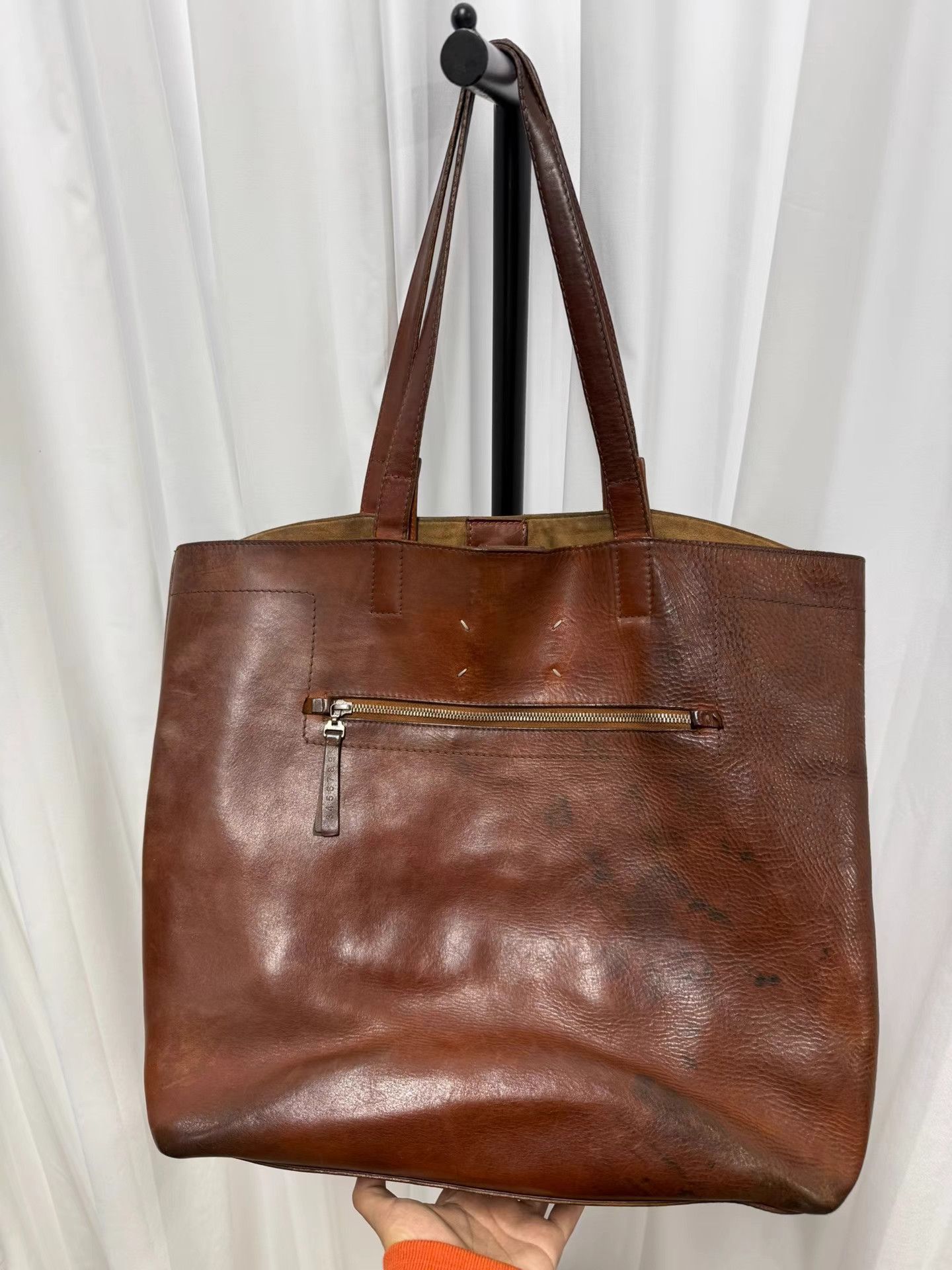 Maison Margiela Maison Margiela Leather Tote Bag K20 Size ONE SIZE - 3 Thumbnail