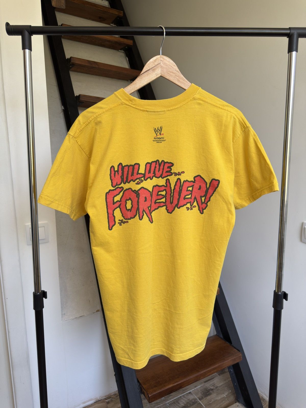 WWE Vintage Wrestling Shirt Hulk Hogan Hulkamania WWF WWE WCW 90 Size US S / EU 44-46 / 1 - 2 Thumbnail