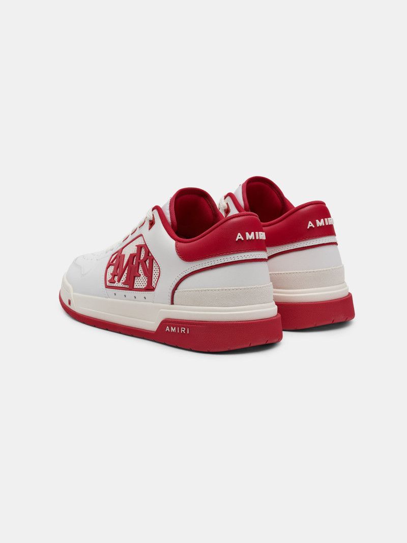 Amiri o1s1wg110526 Classic Low Top Sneakers in White/Red Size US 13 / EU 46 - 4 Thumbnail