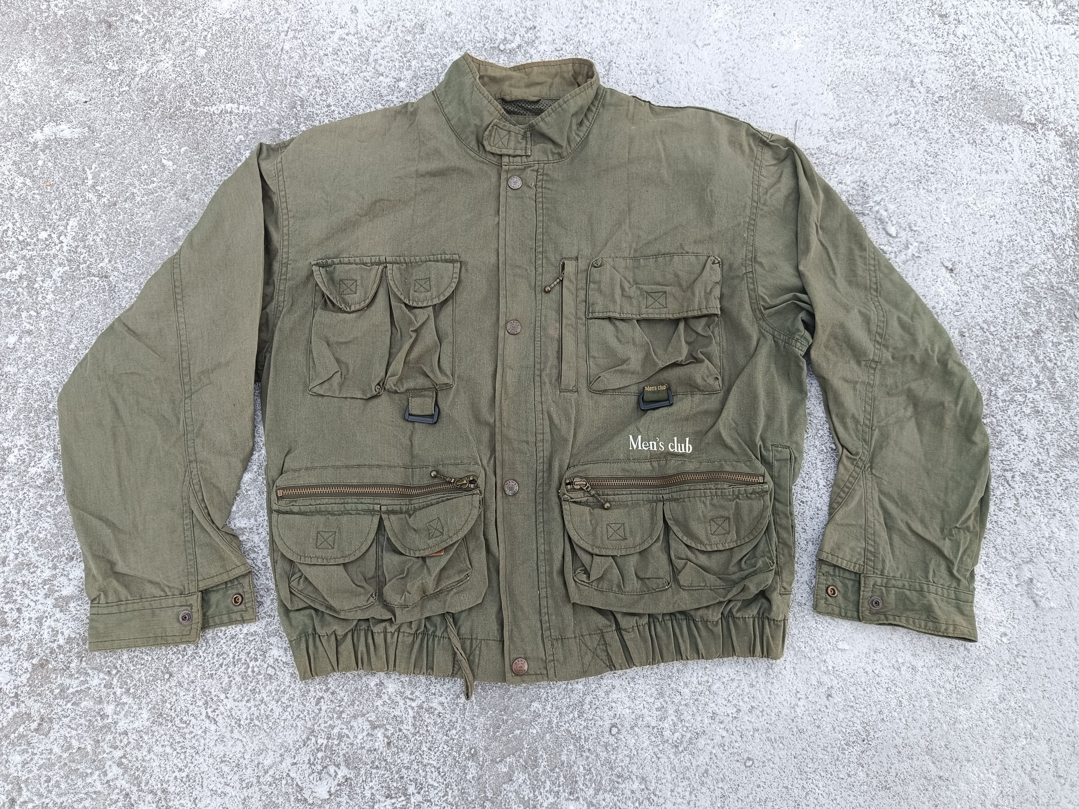 Vintage MEN'S CLUB jacket Size US XL / EU 56 / 4 - 1 Thumbnail