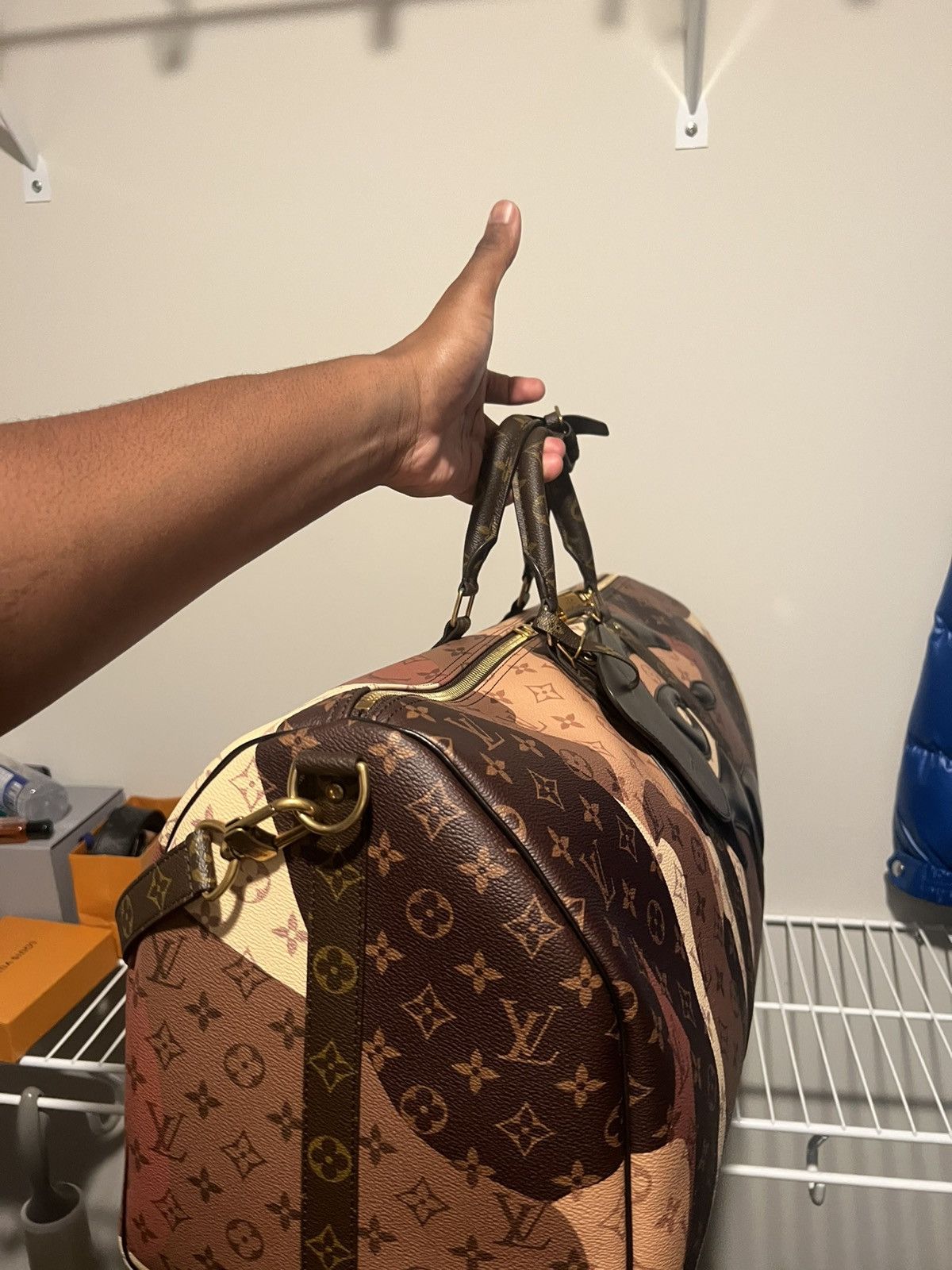 Louis Vuitton LOUIS VUITTON x KidSuper Portrait Keepall 55 Size ONE SIZE - 21 Thumbnail