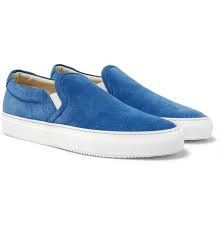 Common Projects common projects slip-on blue suede Size US 5.5 / EU 38 - 2 Thumbnail