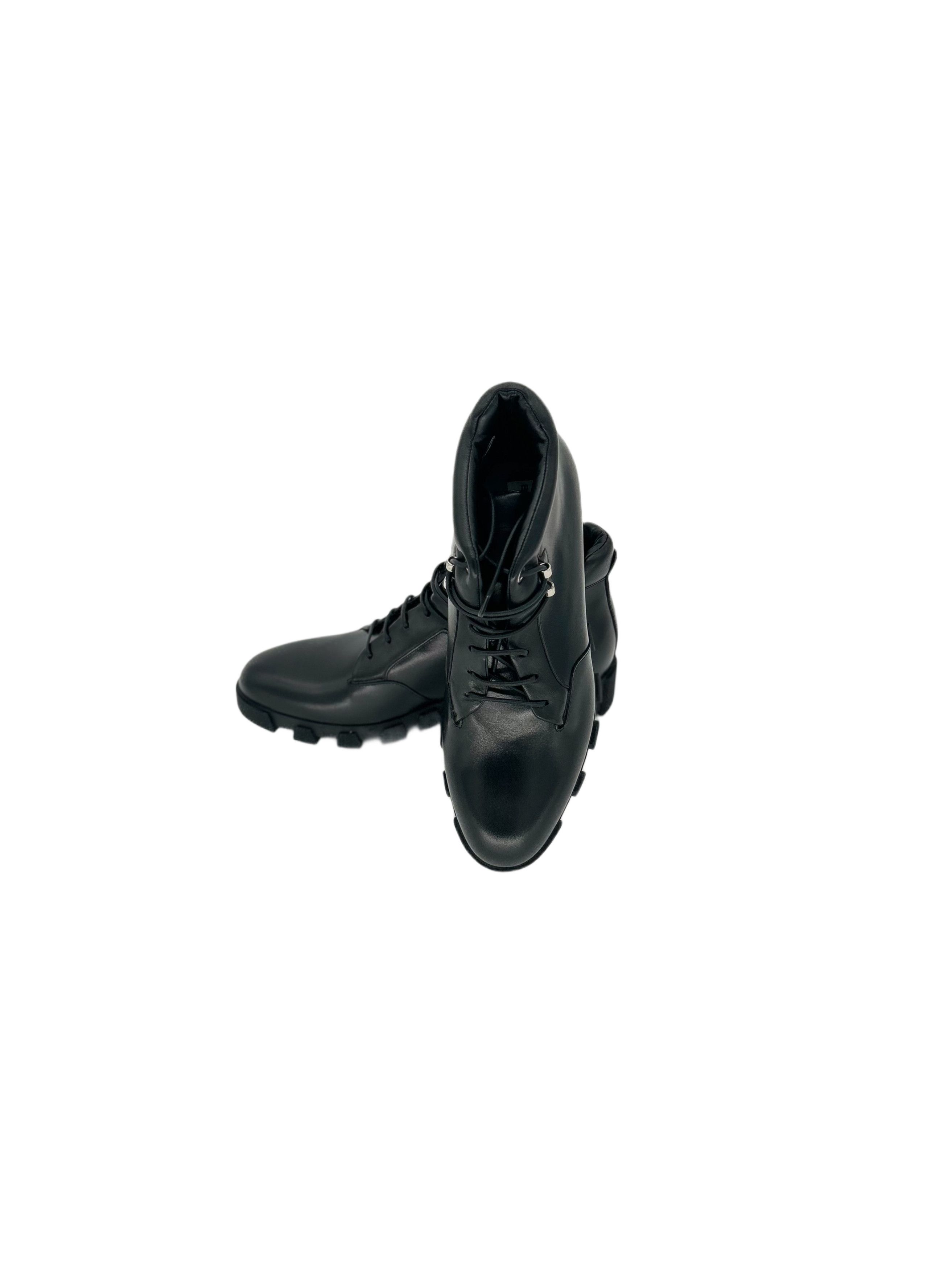 Balenciaga Balenciaga Black Leather Ankle Boots Size US 7 / EU 40 - 4 Thumbnail