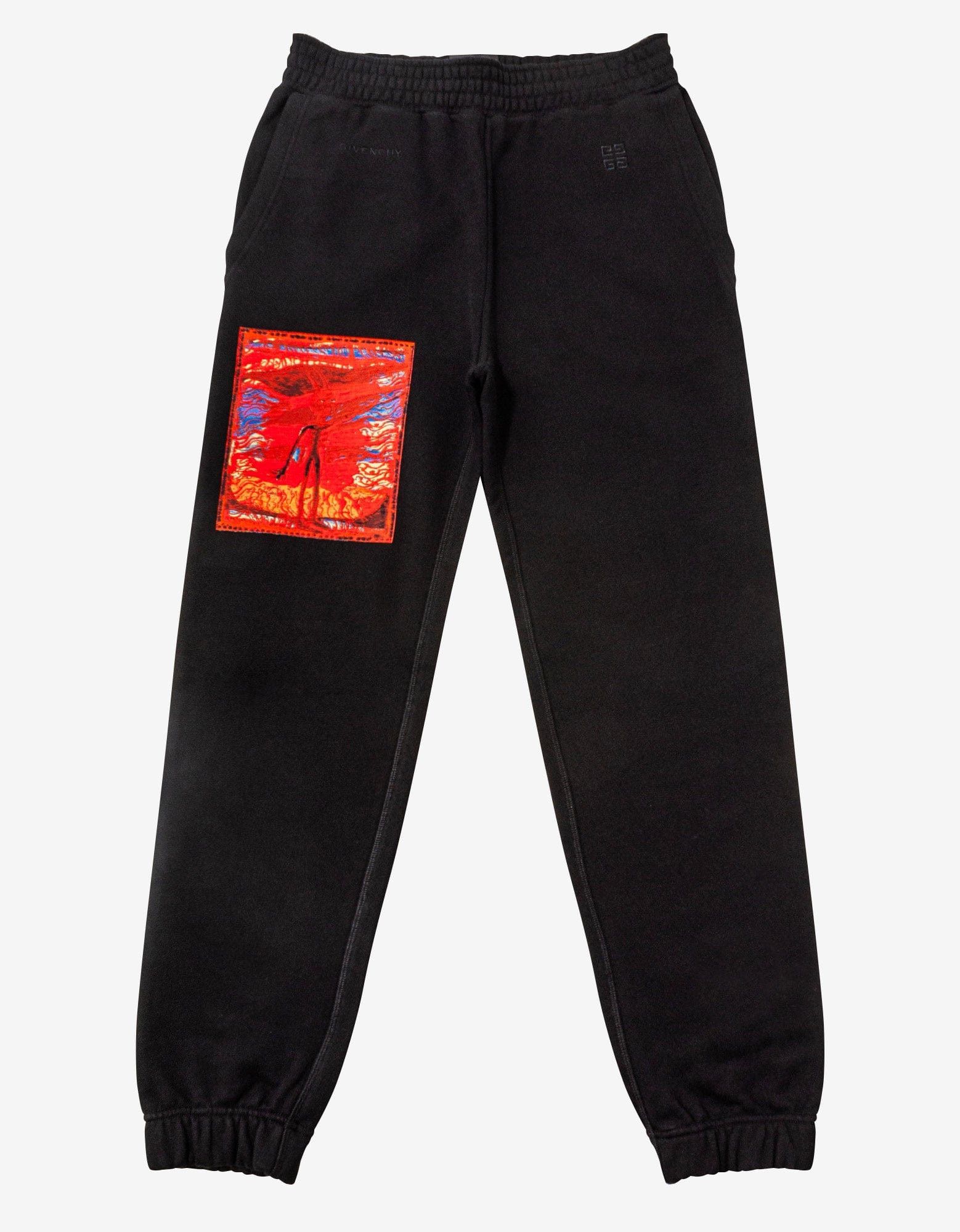 image of Givenchy Black Josh Smith Sweat Pants, Men's (Size 30)