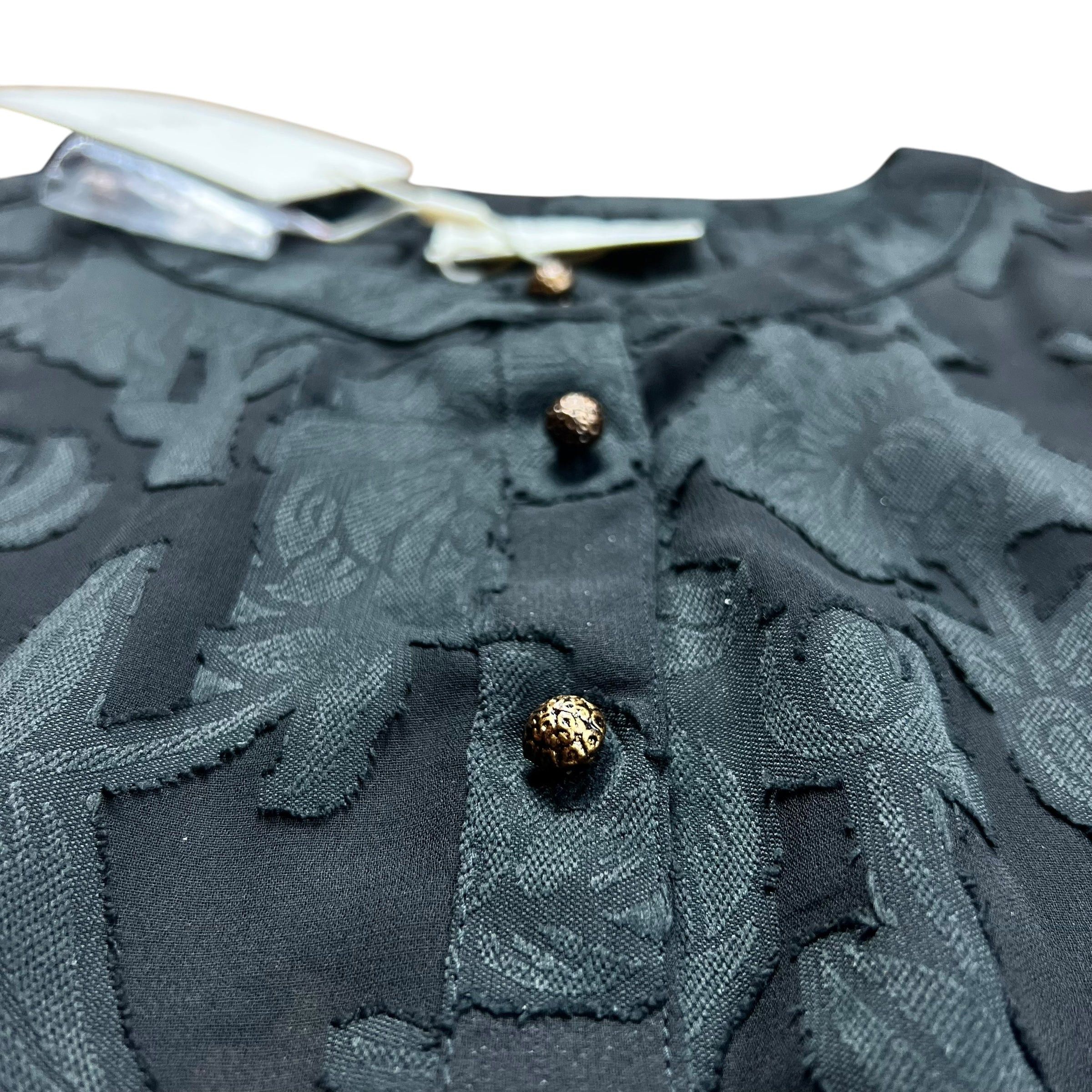 Designer Cream CRYana Black Blouse - L Size L / US 10 / IT 46 - 3 Thumbnail