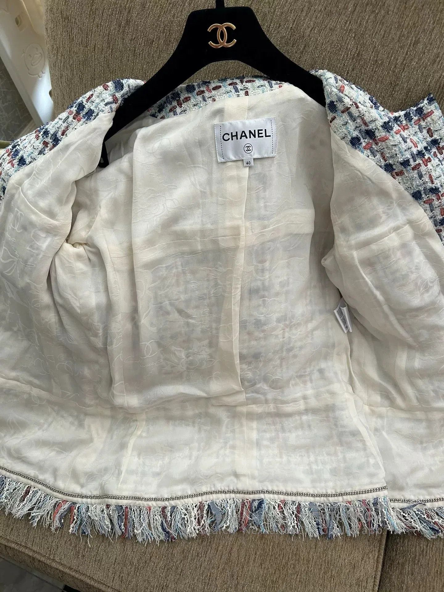 Chanel Chanel Tweed Jacket Size 40. Size US XL / EU 56 / 4 - 3 Thumbnail