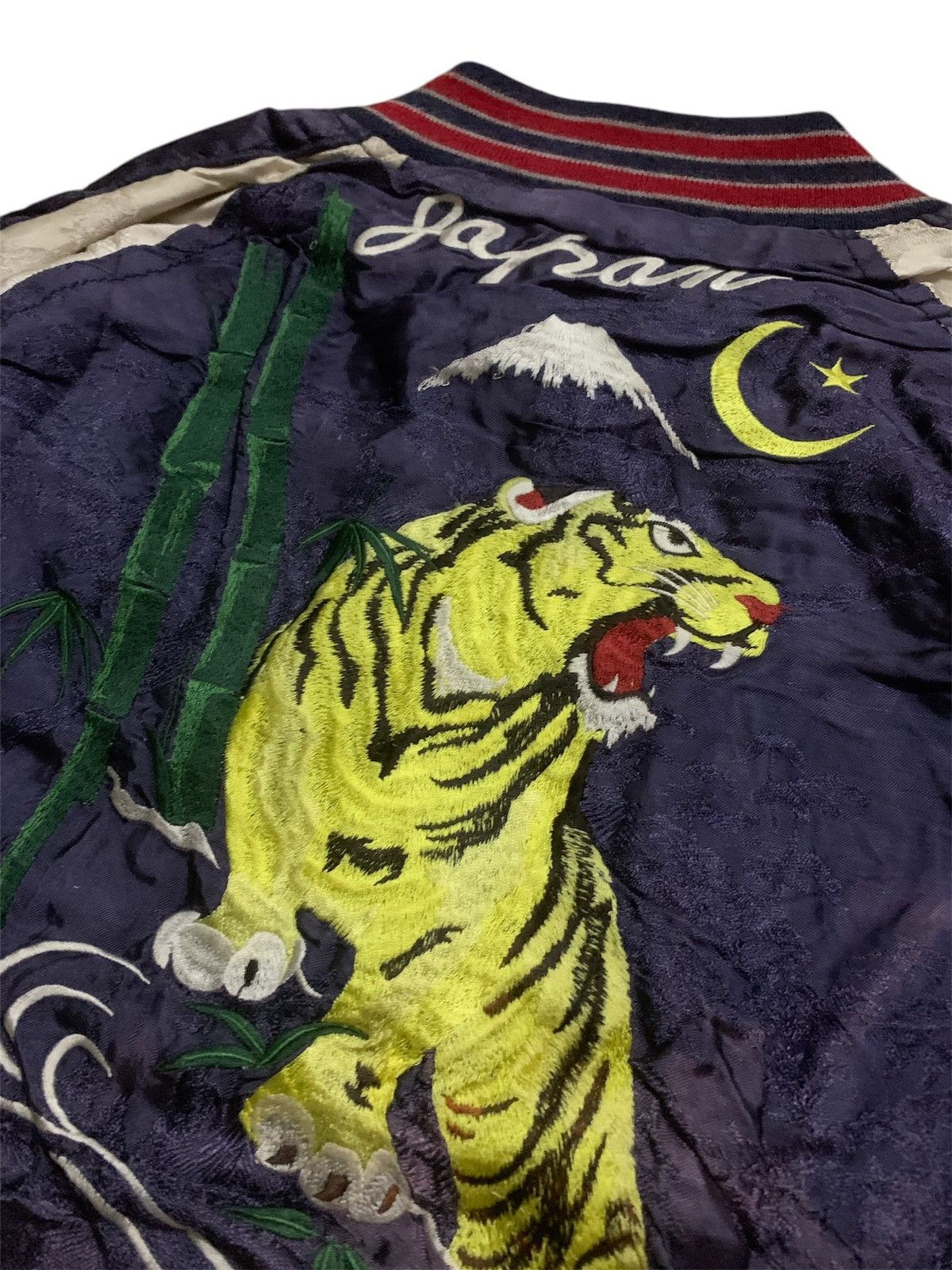 Japanese Brand Houston Rayon Sukajan Japan Tiger Zipper Sun Faded Jacket Size US L / EU 52-54 / 3 - 2 Thumbnail