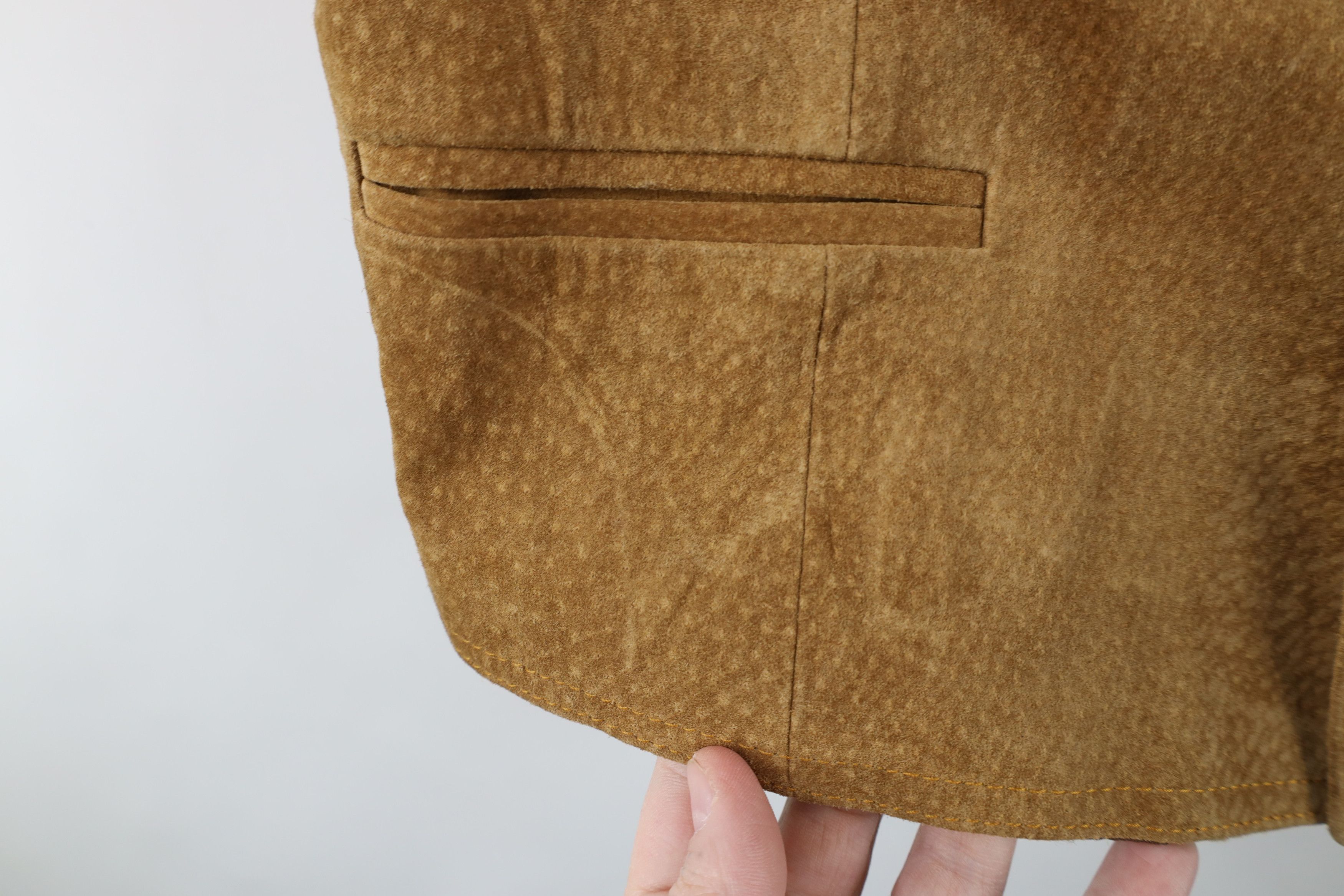 Vintage Vintage 90s Planet Hollywood Cancun Buckle Back Leather Vest Size US S / EU 44-46 / 1 - 5 Thumbnail