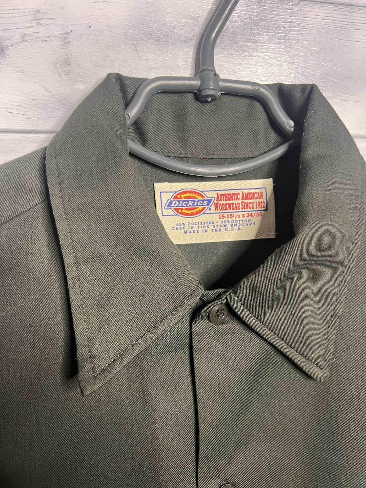 Vintage Rare Vintage Overshirt Dickies Workwear Made in USA Size US L / EU 52-54 / 3 - 2 Thumbnail