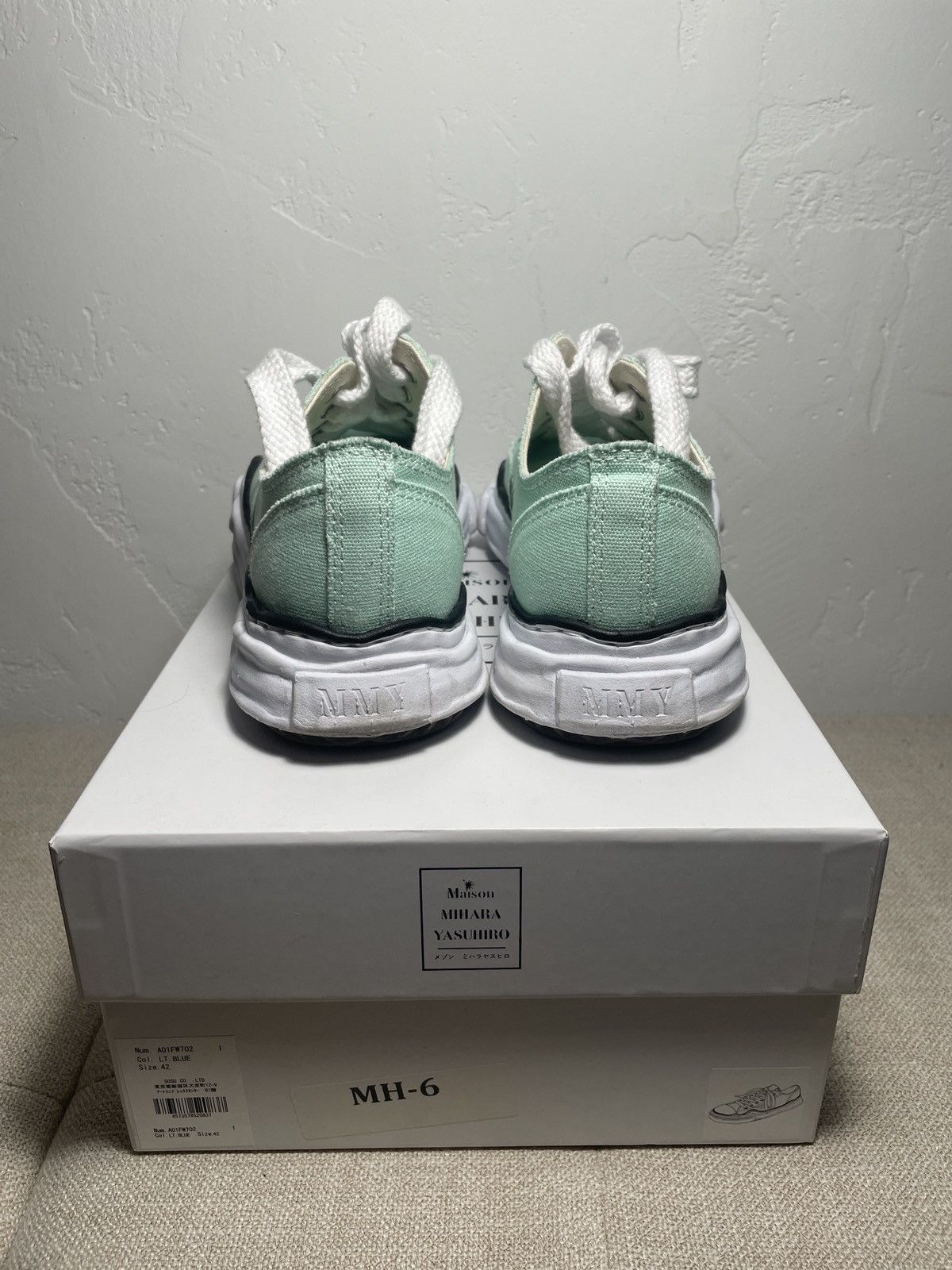 Maison MIHARA YASUHIRO Maison Mihara Light Blue Peterson Low (SIZE 42) Size US 9 / EU 42 - 3 Thumbnail