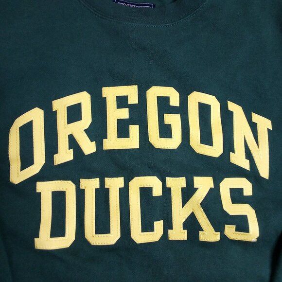 Jansport × NCAA × Vintage Vintage Jansport Oregon Ducks Spell Out Crewneck Sweatshirt Size US M / EU 48-50 / 2 - 1 Thumbnail