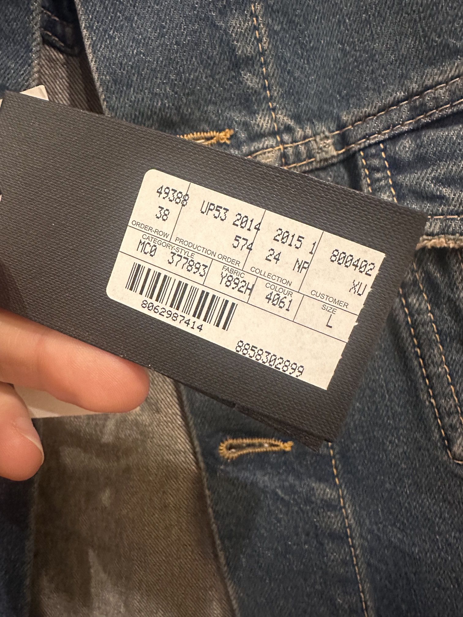 Saint Laurent Paris Saint Laurent Paris 15SS Distressed Denim Vest 377893 4061 L Size US L / EU 52-54 / 3 - 10 Thumbnail
