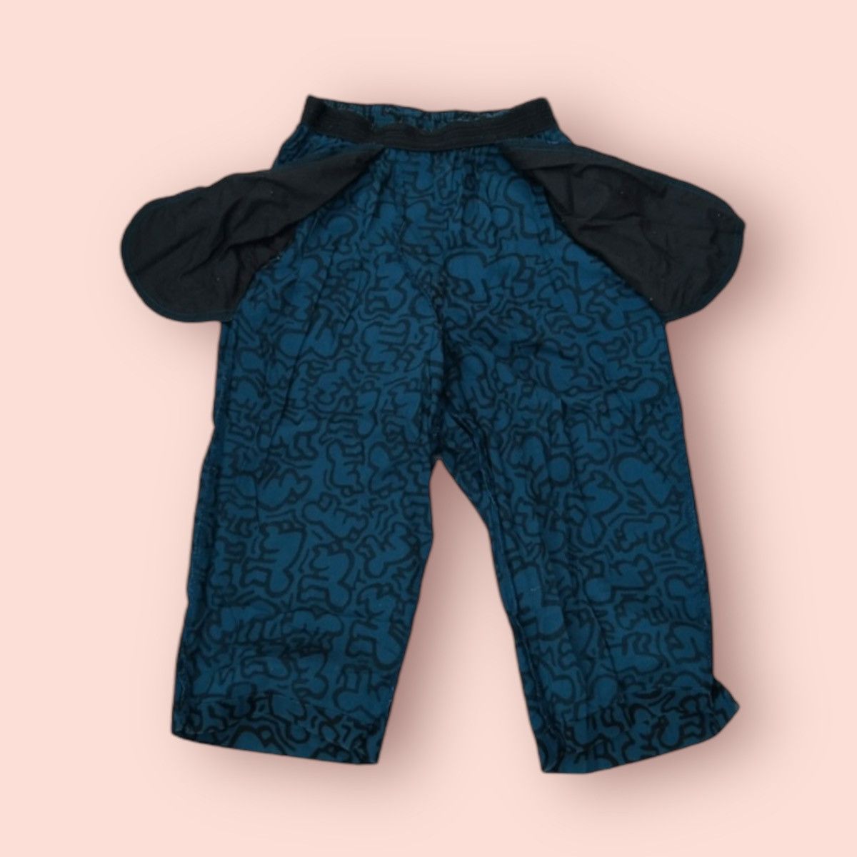 Japanese Brand × Keith Haring × Uniqlo VINTAGE KEITH HARING X UNIQLO FULLPRINT SLEEPWEAR CROP PANTS Size US 30 / EU 46 - 5 Thumbnail