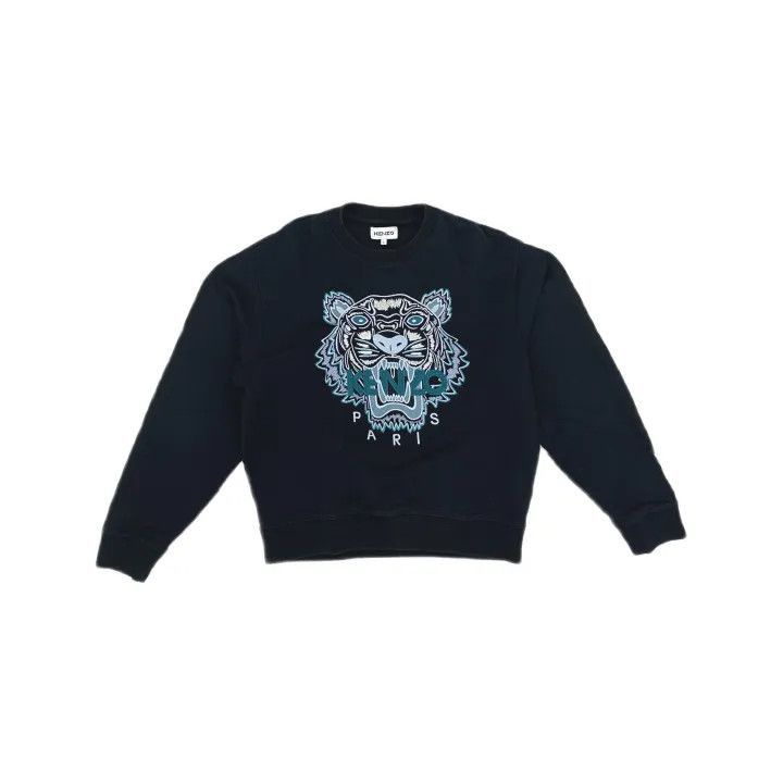 Kenzo KENZO Black Tiger Embroidered Sweatshirt -2507 Size US L / EU 52-54 / 3 - 2 Thumbnail