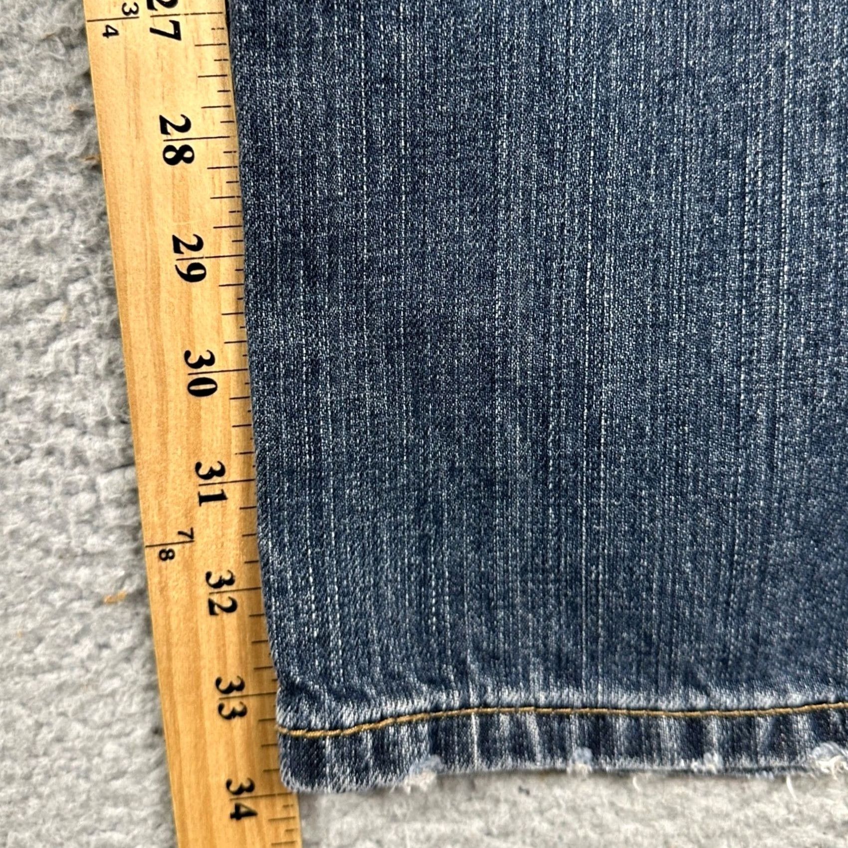 Levi's Levi's 559 Jeans Mens 34x34 Blue Relaxed Straight Leg Distressed Red Tab Denim Size US 34 / EU 50 - 6 Thumbnail