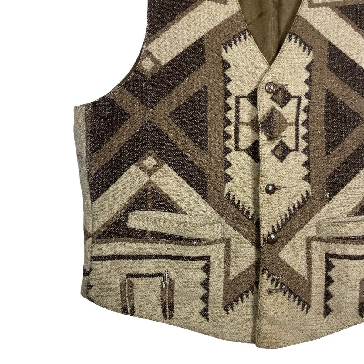 Pendleton 💥NAVAJO WESTERN BUTTON VEST Size US M / EU 48-50 / 2 - 3 Thumbnail