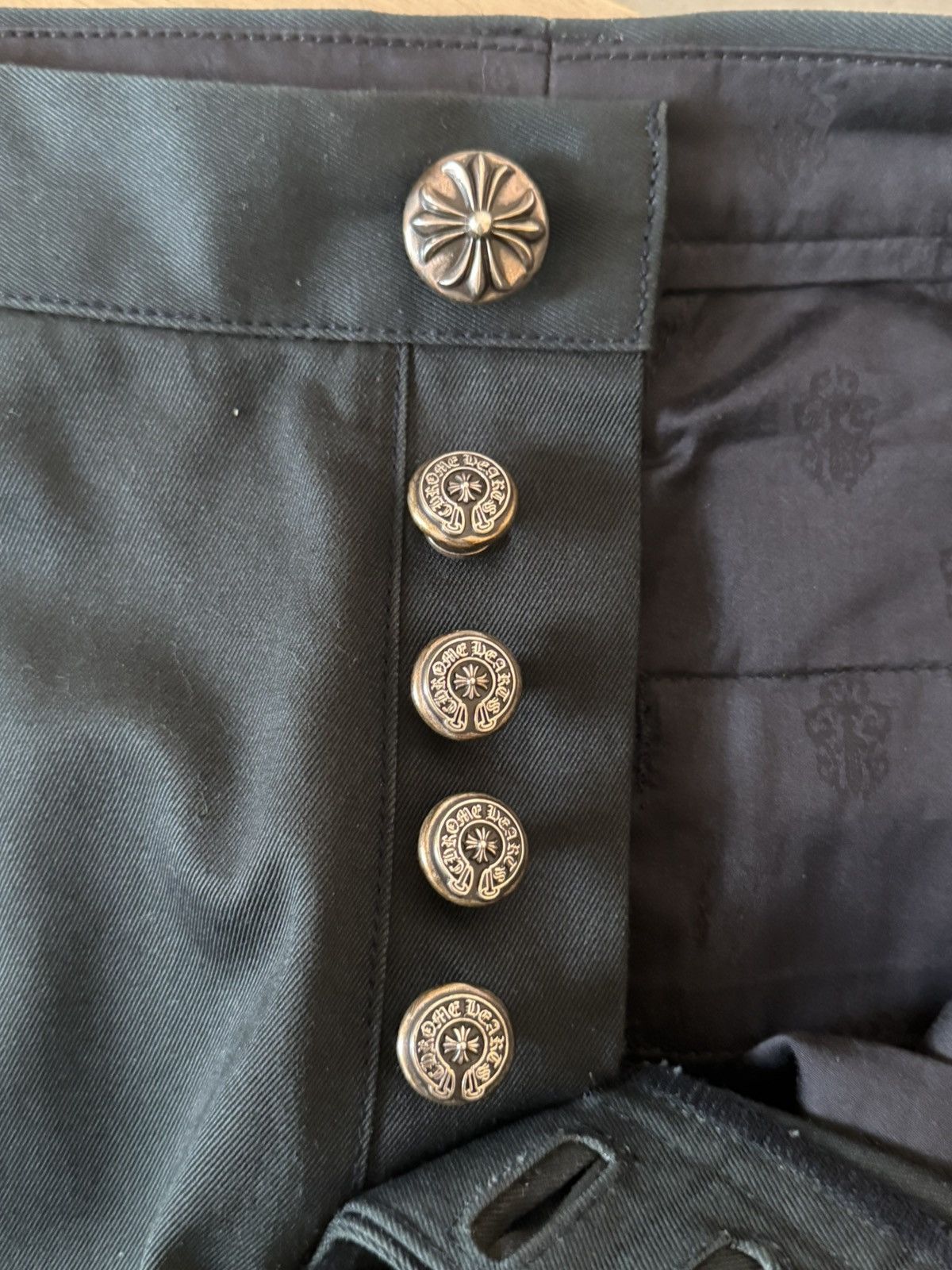 Chrome Hearts Chrome Hearts Spiderman Cross Patch Chinos Size US 34 / EU 50 - 17 Thumbnail