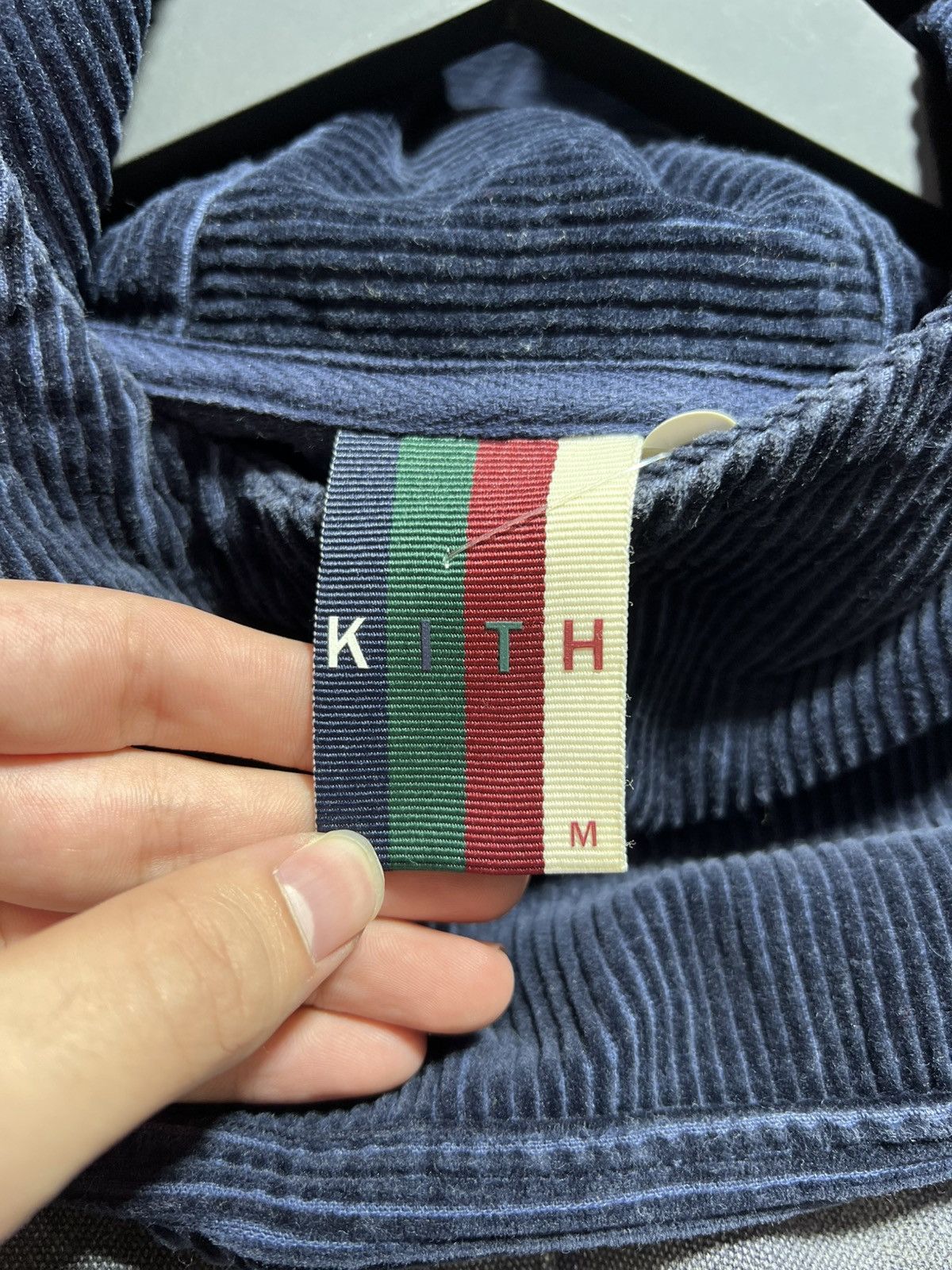 Kith Kith Corduroy Navy Pullover Hoodie Size US M / EU 48-50 / 2 - 3 Thumbnail
