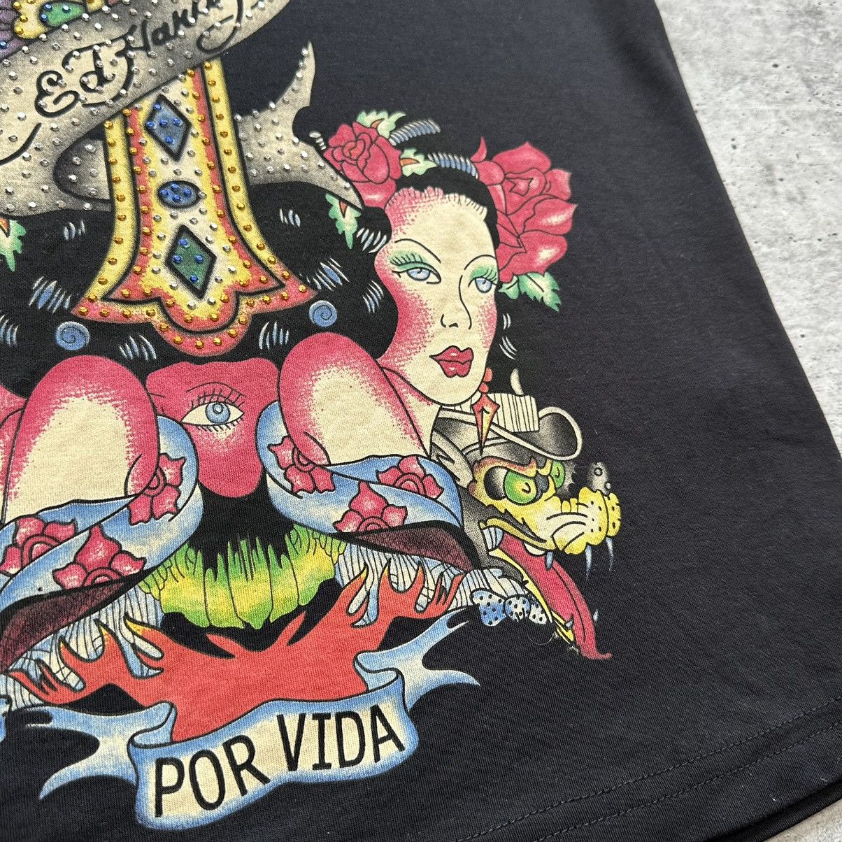 Other Ed Hardy Christian Audigier Y2K T-shirt Black Size XL / US 12-14 / IT 48-50 - 9 Thumbnail
