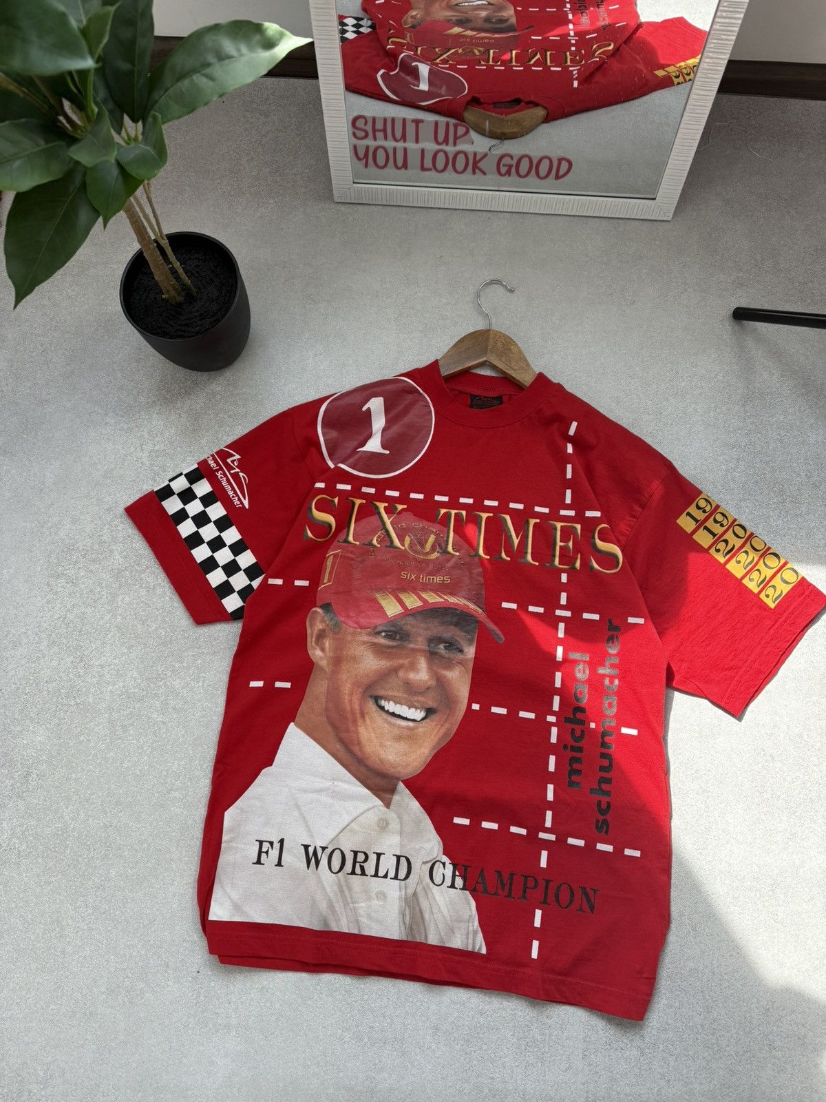 Ferrari Vintage Michael Schumacher Ferrari World Champion F1 T-Shirt Size US M / EU 48-50 / 2 - 3 Thumbnail