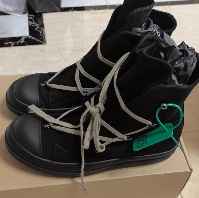 Rick Owens Drkshdw Rick Owens Hi-Top Sneakers Size US 8 / EU 41 - 2 Thumbnail