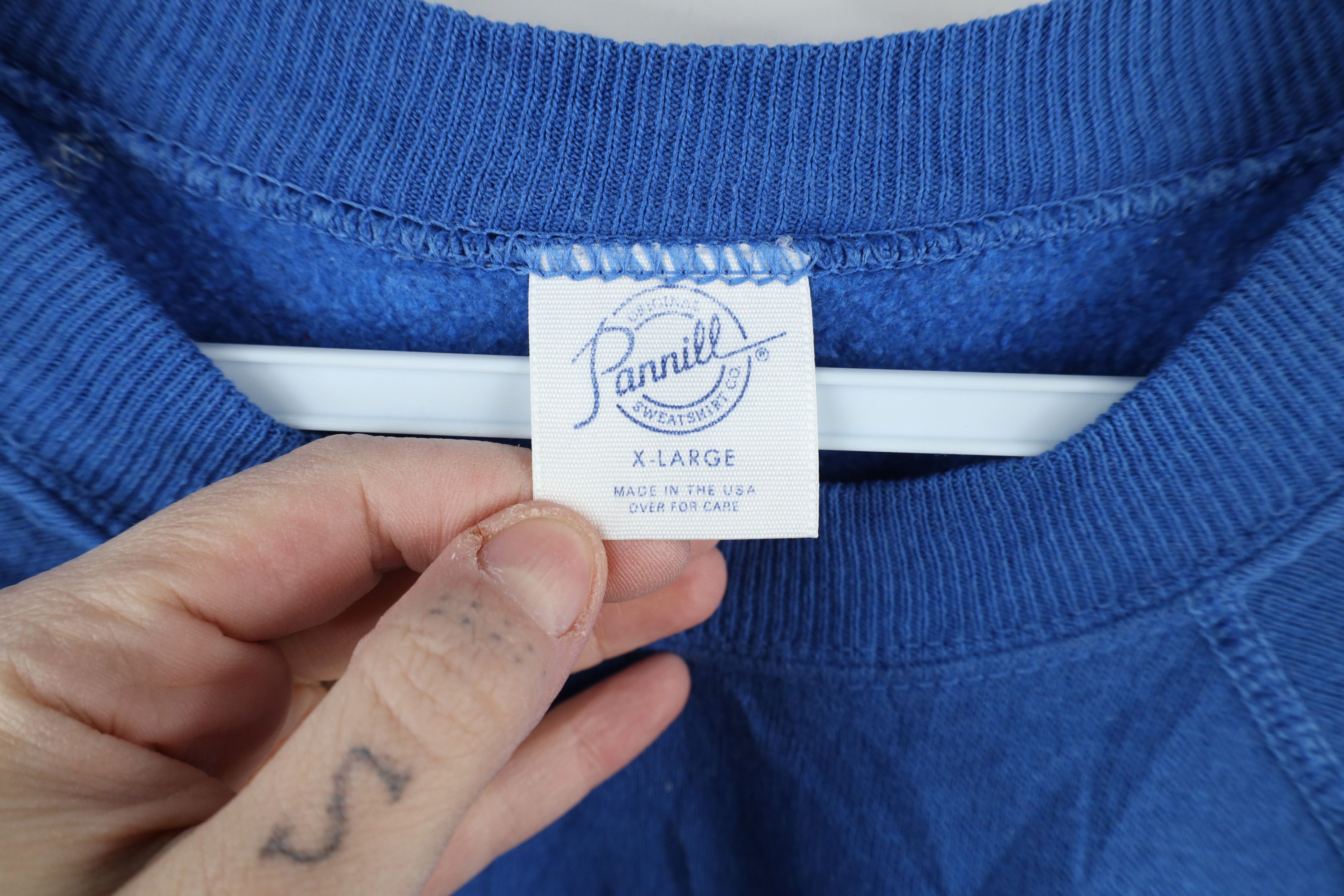 Vintage Vintage 80s 90s Streetwear Crewneck Sweatshirt Royal USA Size US XL / EU 56 / 4 - 9 Thumbnail
