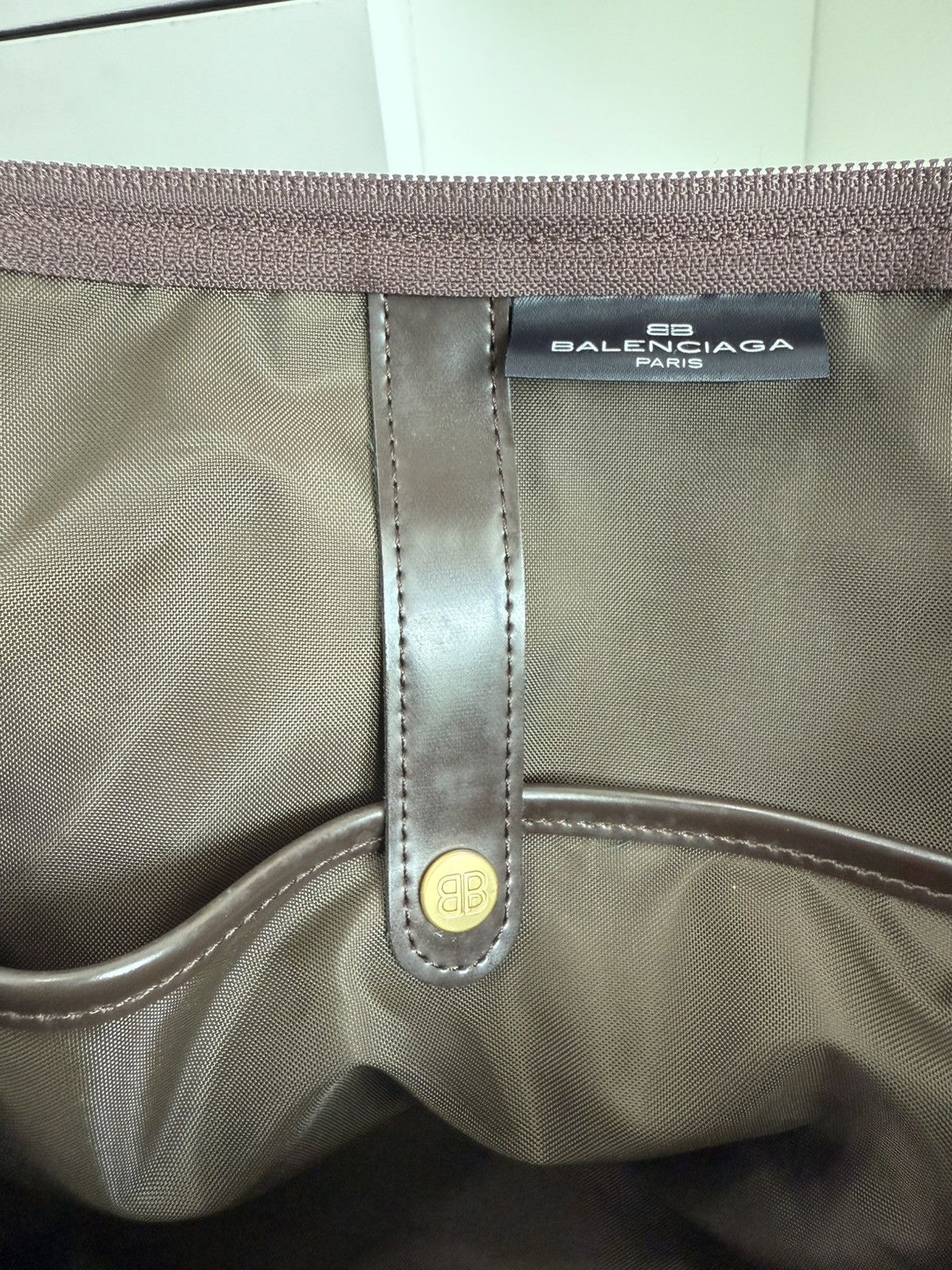 Balenciaga Vintage Balenciaga BB Logo Gold Boston Bag Size ONE SIZE - 11 Thumbnail