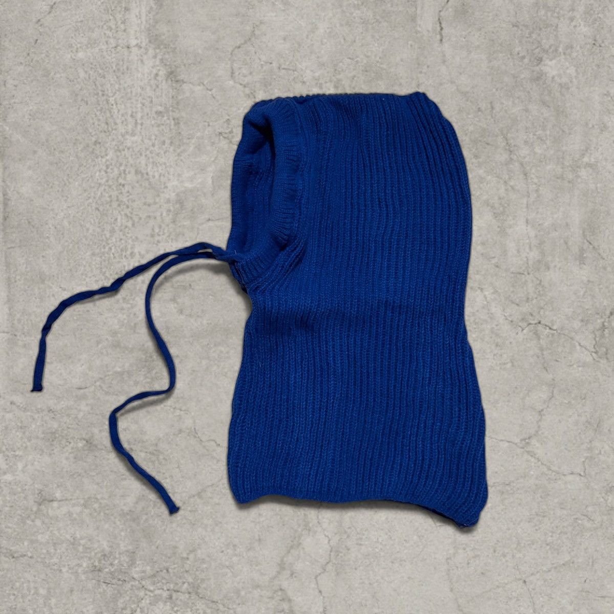 Japanese Brand Vintage style blue bonnet snood hood scarf hat. One size Size ONE SIZE - 1 Thumbnail