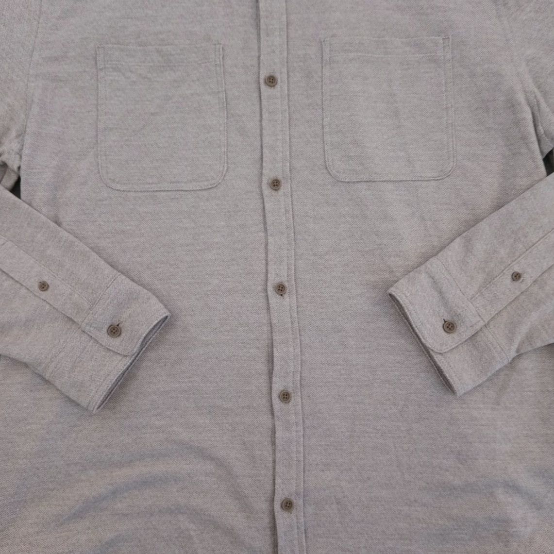 Vintage **WA Mens Shirt Collared Button-Up Long Sleeve Beige XL Knit Pockets** User: **WA Mens Collared Button-Up Long Sleeve Shirt Beige XL Knit Pockets** Size US XL / EU 56 / 4 - 3 Thumbnail