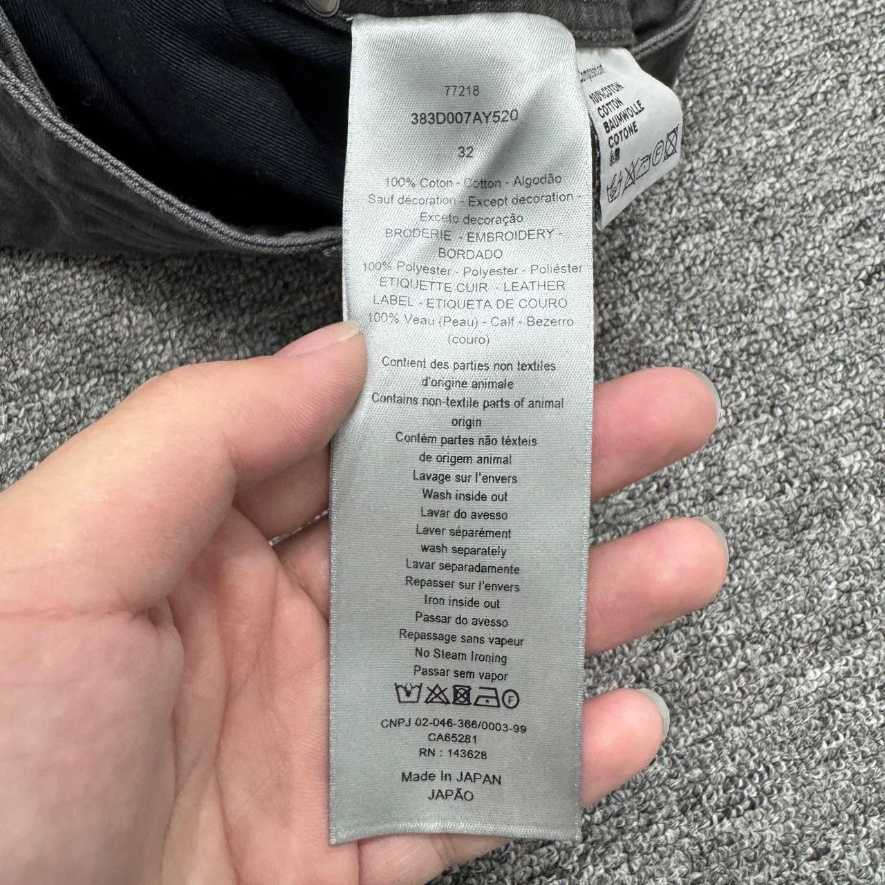 Dior Dior Logo Denim Pants Size 32. Size US 32 / EU 48 - 5 Thumbnail