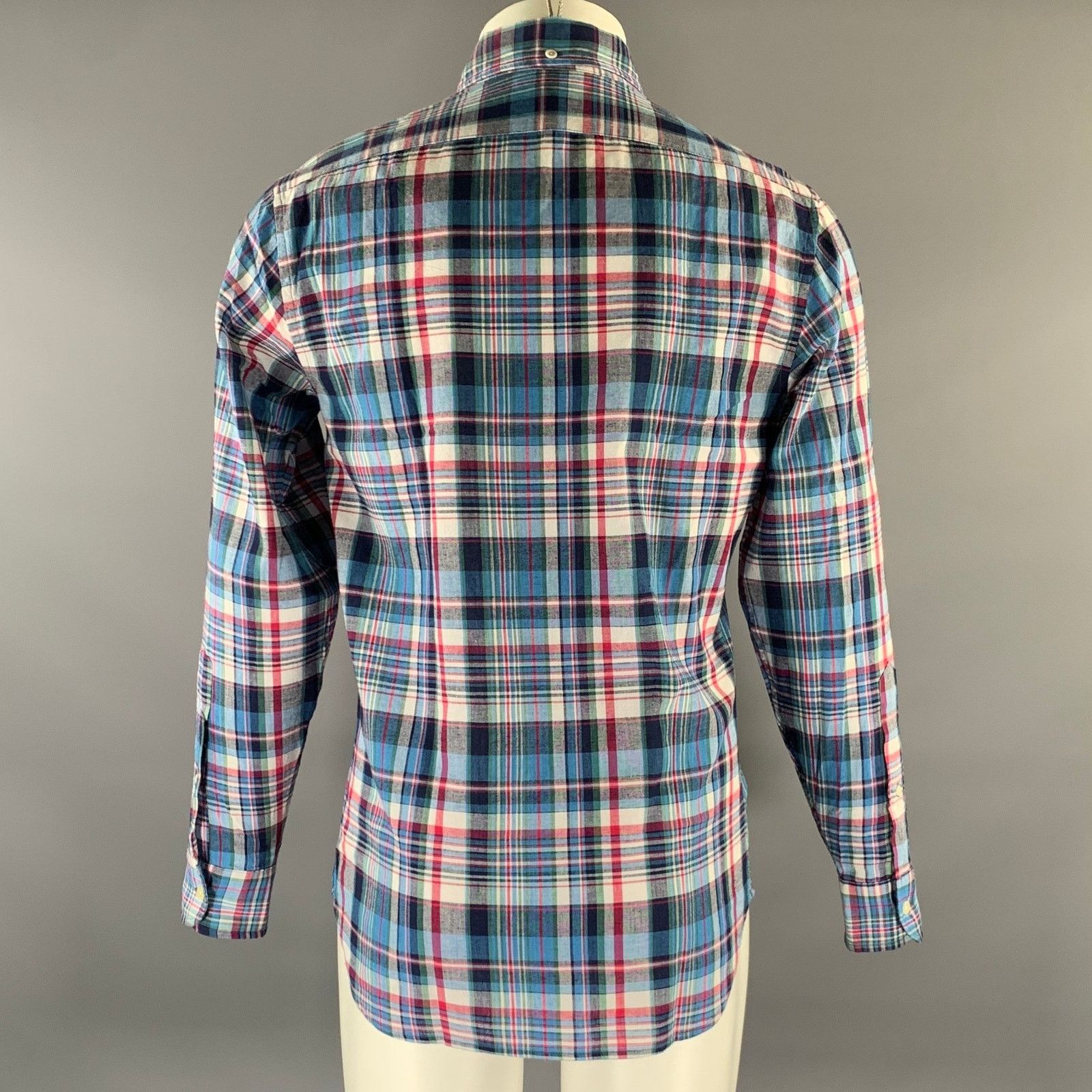 Taylor Stitch TAYLOR STITCH S Blue Multi-Color Plaid Button Down Shirt Size US S / EU 44-46 / 1 - 4 Thumbnail