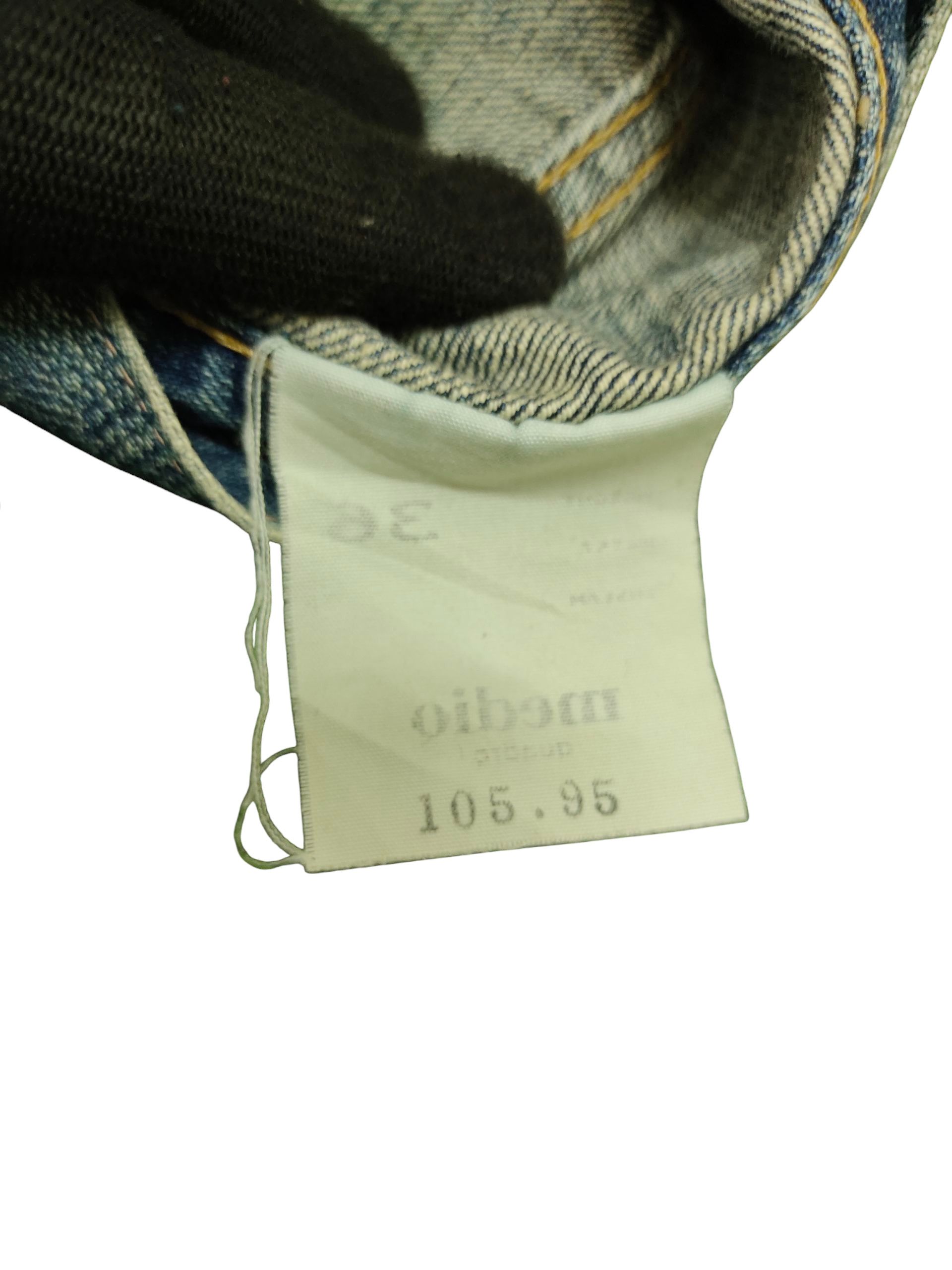 Comme des Garcons × Undercover Quadro Japan Clawmark Distress Faded Denim Jeans Size US 30 / EU 46 - 12 Thumbnail