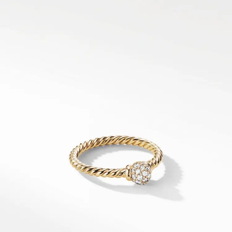 David Yurman o1s1wg111025 R13646D /Size 8 / Solari Station Ring in Golden Size ONE SIZE - 1 Thumbnail