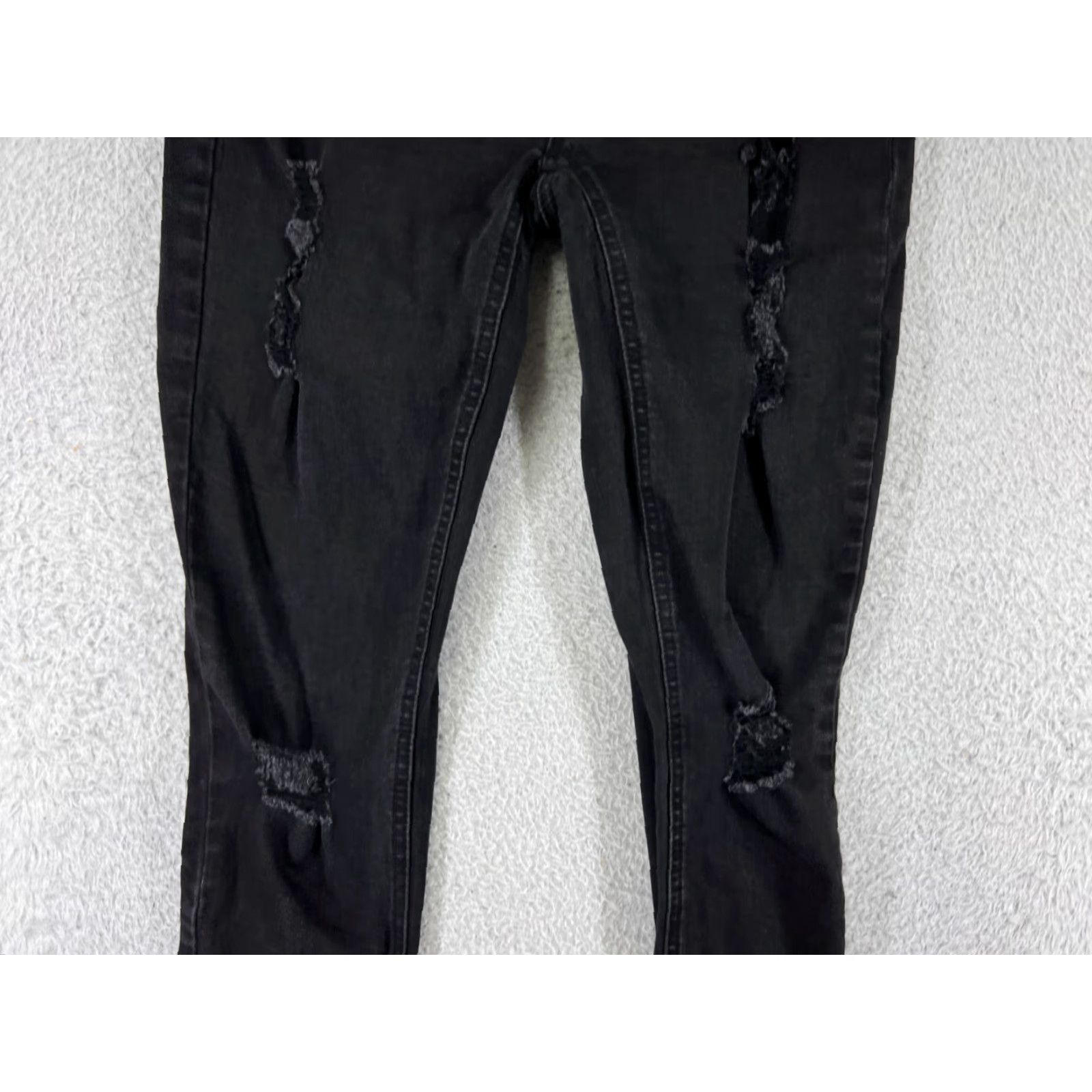 Vintage Seven7 Jeans Womens Black Denim Skinny Mid Rise 4 Size 27" / US 4 / IT 40 - 7 Thumbnail