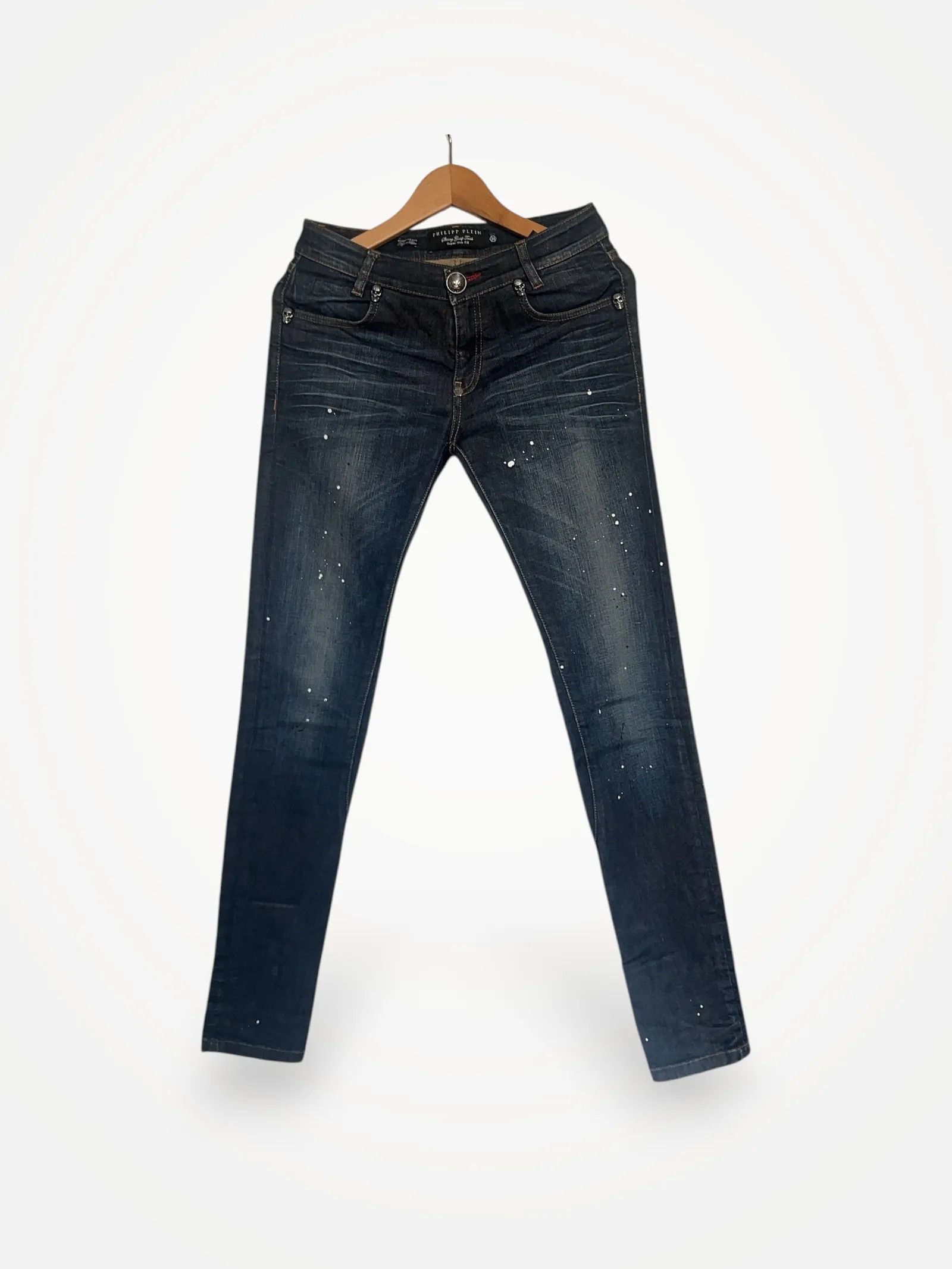 Philipp Plein Philipp Plein Super Slim Fit Jeans Size 28" / US 6 / IT 42 - 1 Thumbnail