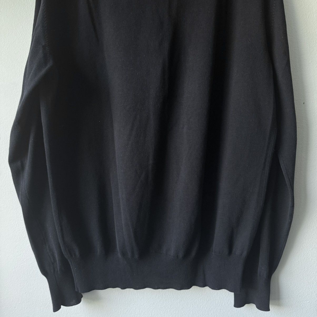 Maison Margiela SS2015 Maison Martin Margiela Navy Knit Elbow Patch Cardigan Size US XL / EU 56 / 4 - 8 Thumbnail