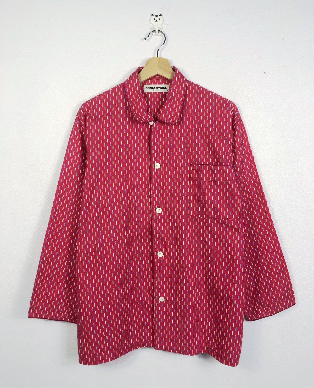 Sonia Rykiel × Vintage Rare Vintage Sonia Rykiel Reves Button Ups Tops Size M / US 6-8 / IT 42-44 - 1 Thumbnail