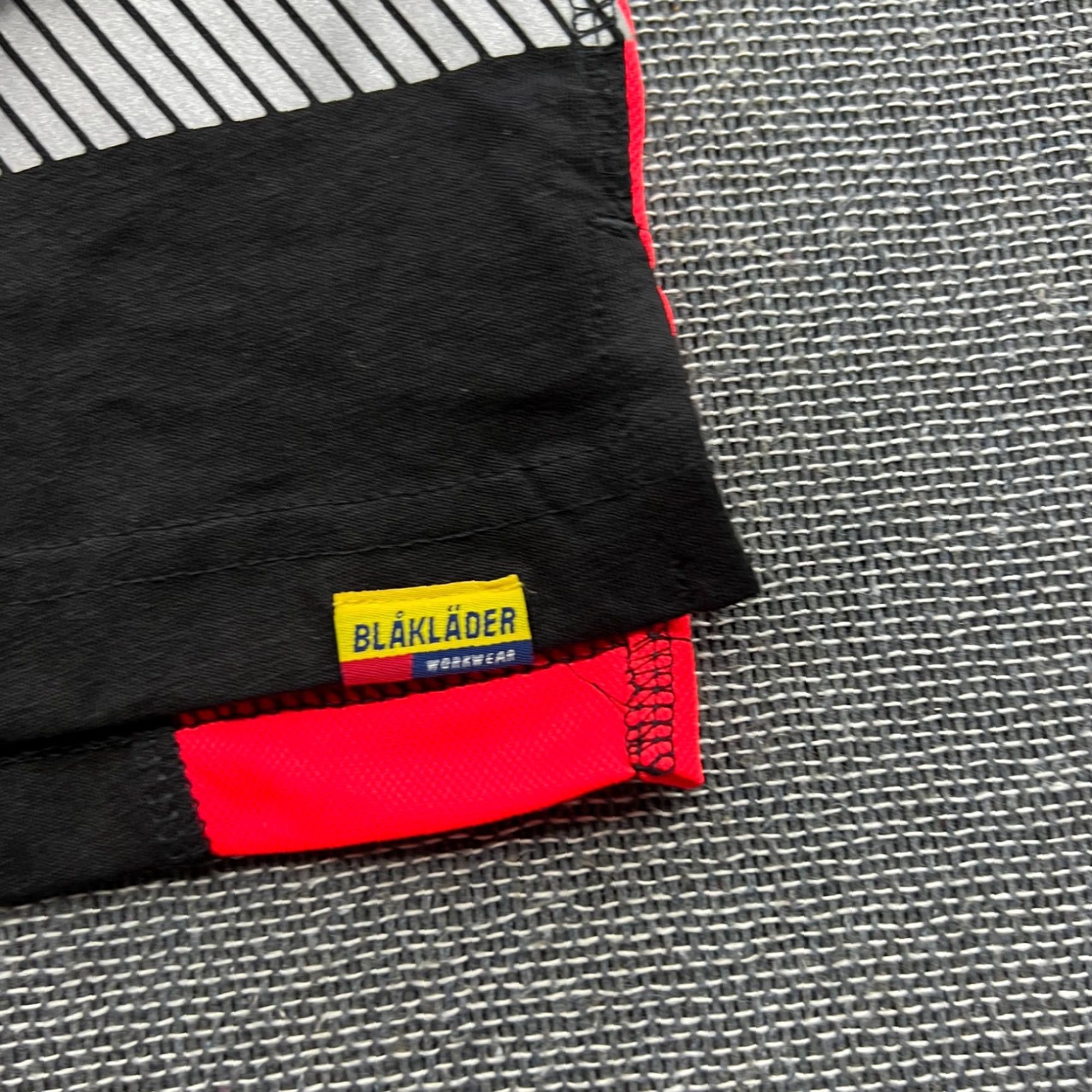Vintage Blaklader Shirt Mens M Hi-Vis Long Sleeved EN ISO 20471 Class 1 Work Black Red Size US M / EU 48-50 / 2 - 5 Thumbnail
