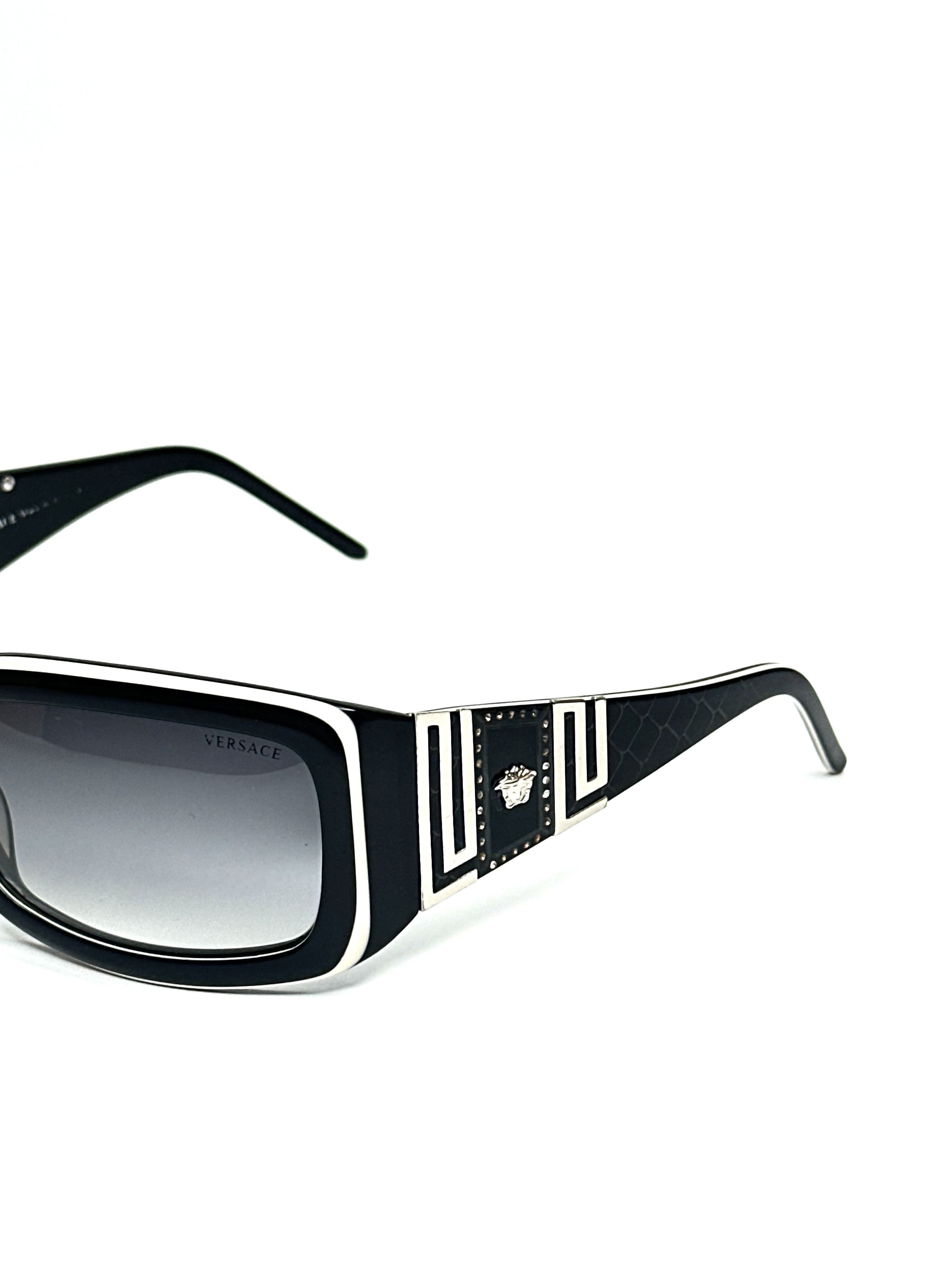 Versace Versace Barocco Rhinestones Swarovski Vintage Sunglasses Size ONE SIZE - 5 Thumbnail