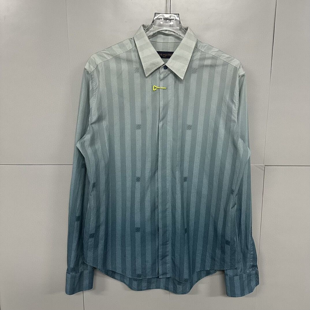 Louis Vuitton louis vuitton striped button-up shirt Size US L / EU 52-54 / 3 - 1 Thumbnail
