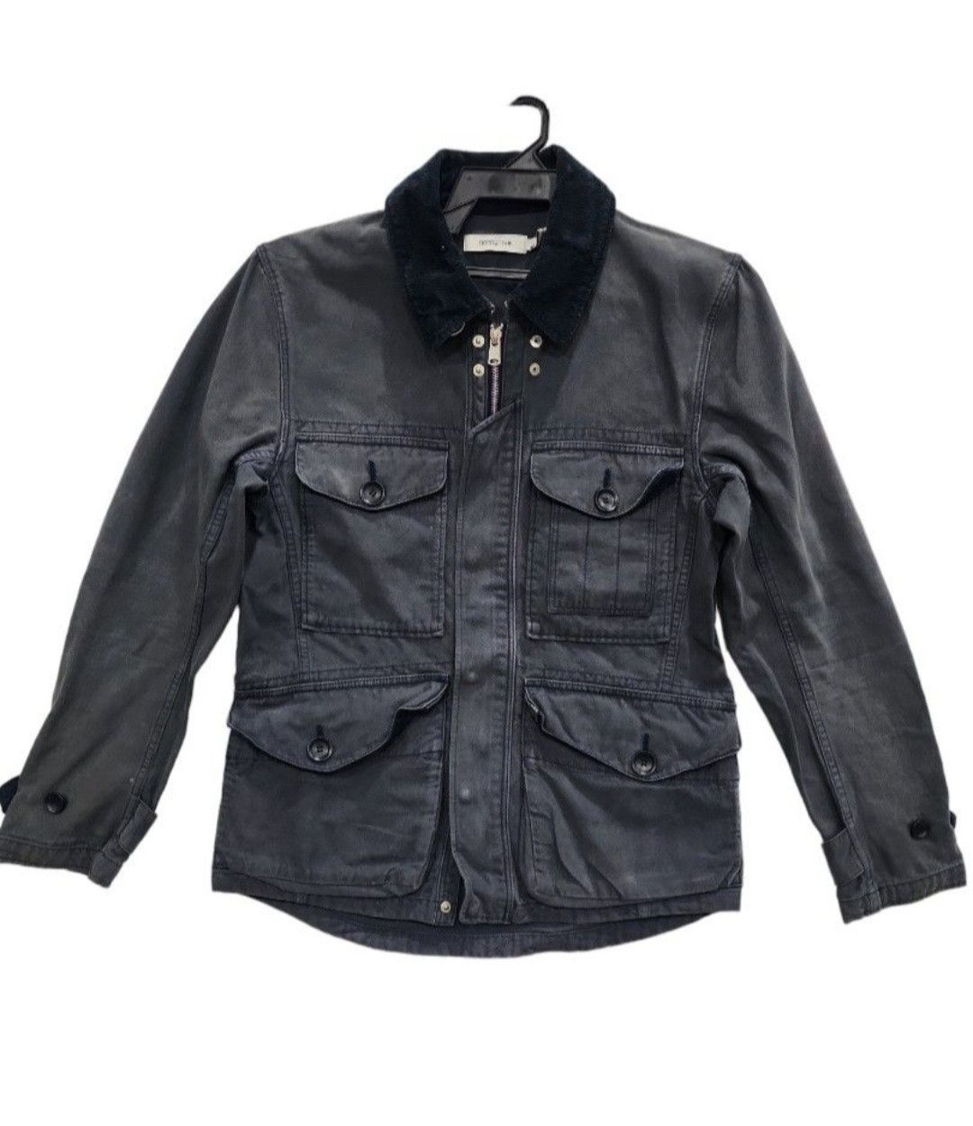 image of Archival Clothing x Nonnative Cotton Jacket in Dark Grey, Men's (Size Medium)