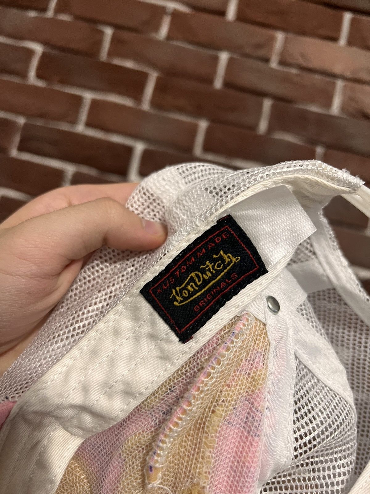 Von Dutch Rare Von Dutch Multi Logo Trucker Hat Y2K Drip Streetwear Size ONE SIZE - 7 Thumbnail