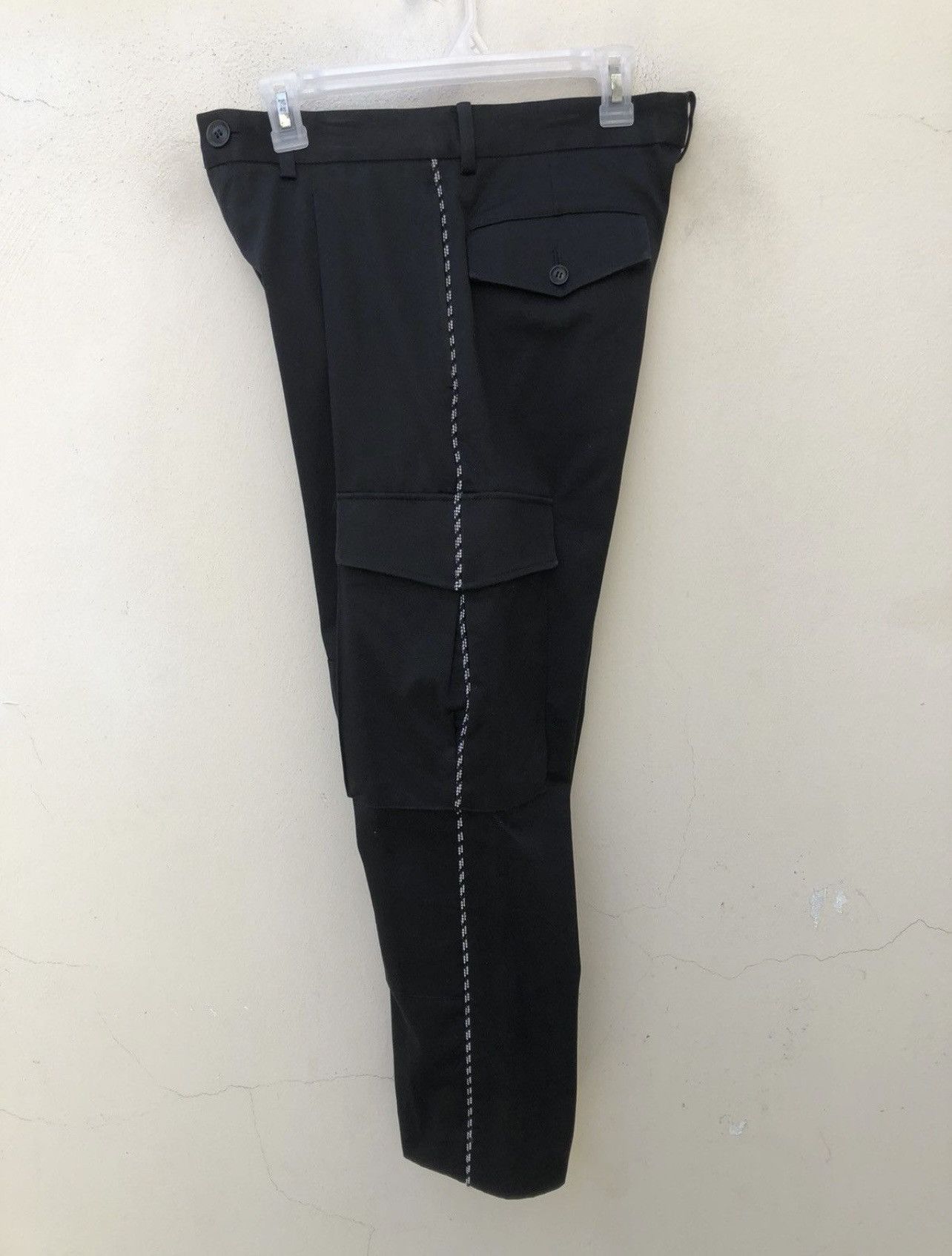 Yoshio Kubo Yoshio Kubo Japan Side Striped Cropped Cargo Trouser Pant Size US 29 - 20 Thumbnail