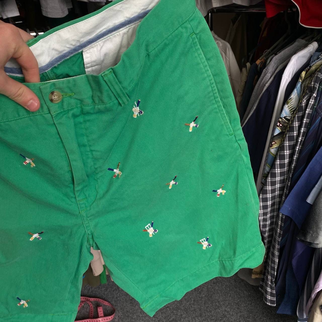 Polo Ralph Lauren × Vintage Vintage Polo Ralph Lauren Monogrammed luxury shorts Size US 34 / EU 50 - 3 Thumbnail