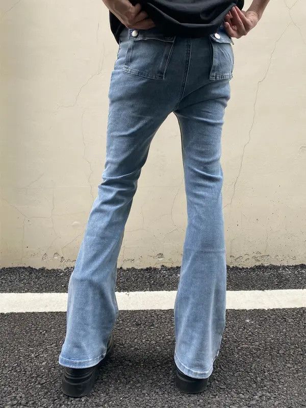 VIBE vibe washed faded flared jeans Size US 28 / EU 44 - 5 Thumbnail