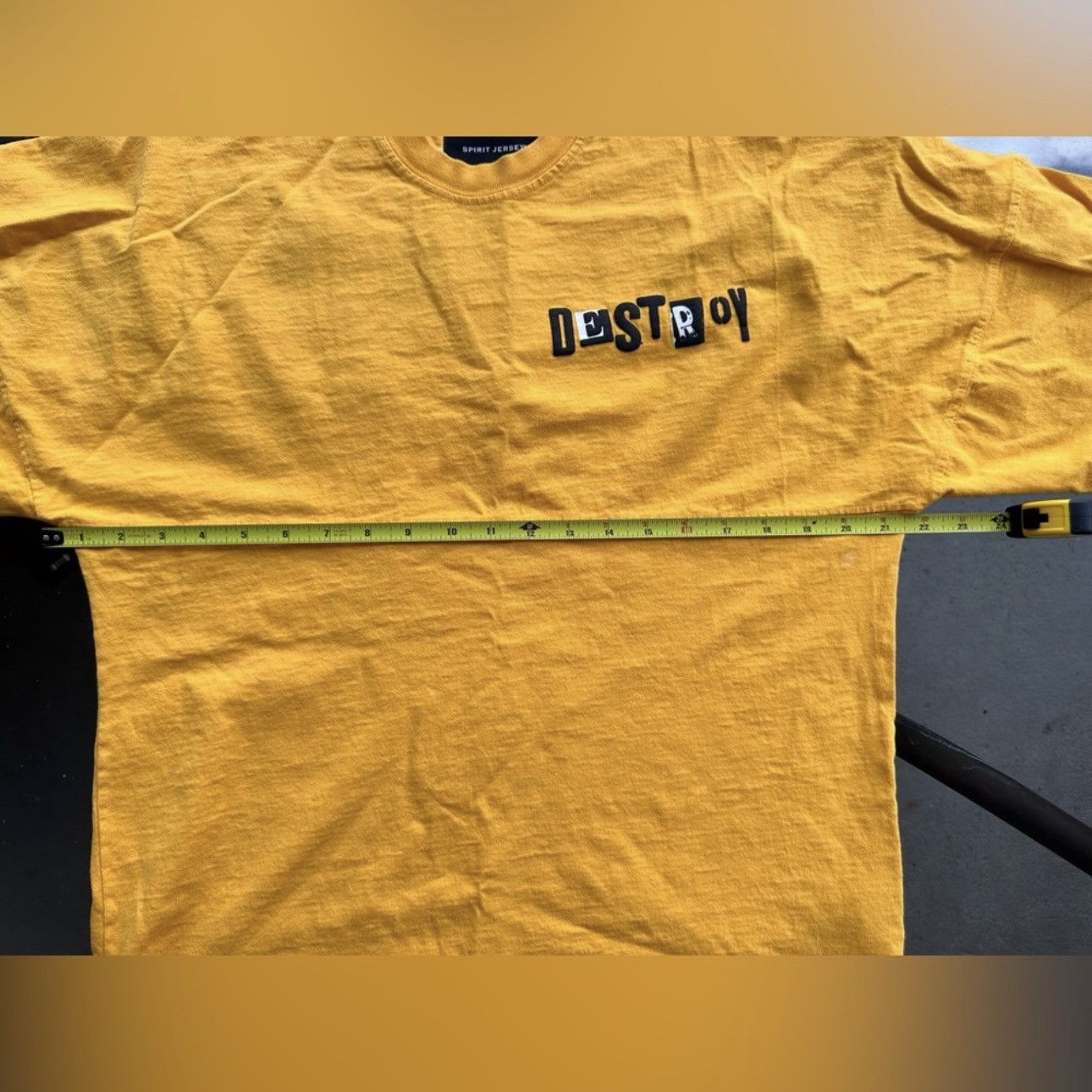 Other Spirit Jersey Destroy Rockefeller Long Sleeve in Yellow XS Size US XS / EU 42 / 0 - 8 Thumbnail