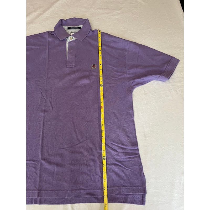 Tommy Hilfiger × Vintage Tommy Hilfiger Shirt Mens Purple Blue White Polo Sz L Size US L / EU 52-54 / 3 - 4 Thumbnail