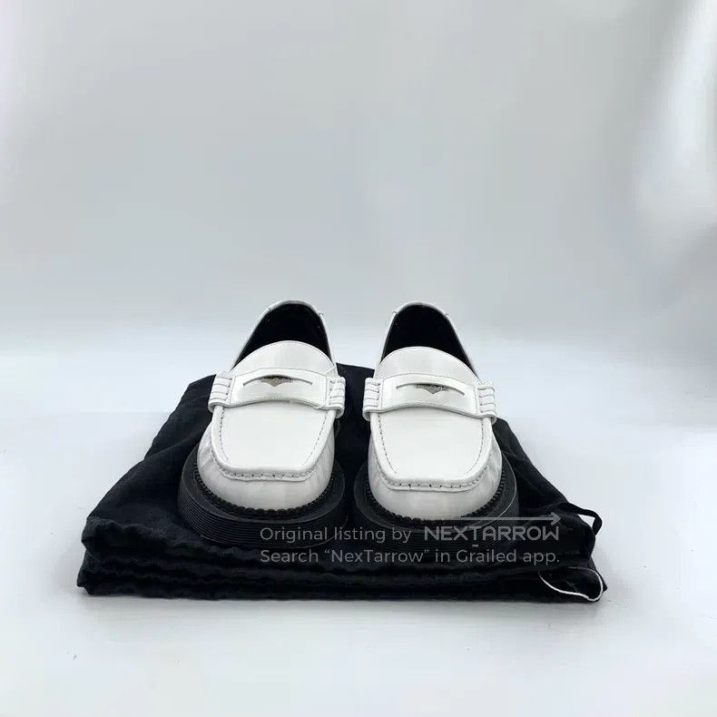 Saint Laurent Paris Saint Laurent Paris White Casual Flat Loafer Shoes Size US 7 / EU 40 - 9 Thumbnail
